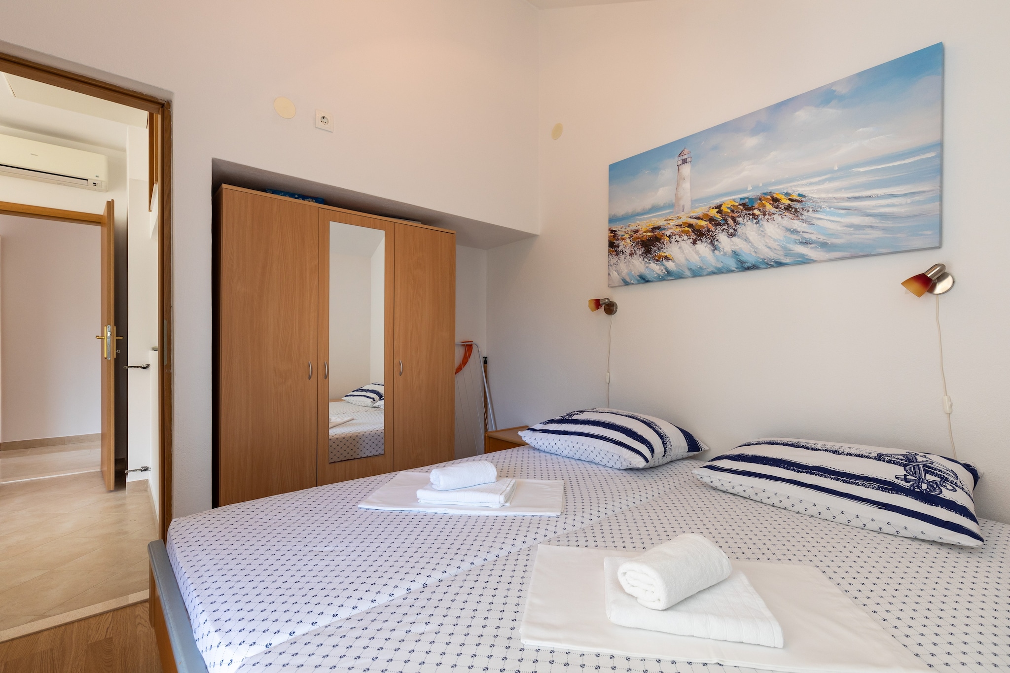 Apartment Relax Ston - Two Bedroom Apartment with Terrace-Chambre