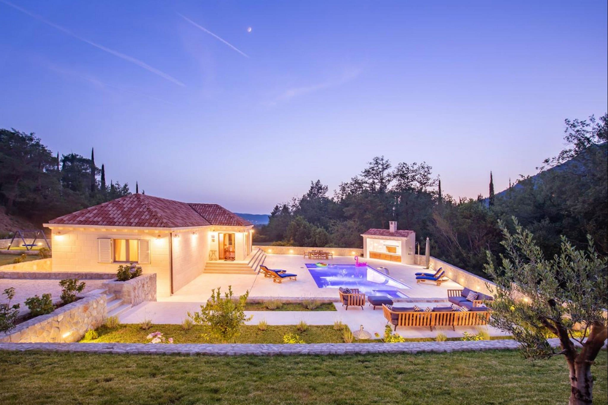 Villa Ivić-Two Bedroom Villa with Swimming Pool-Uitzicht