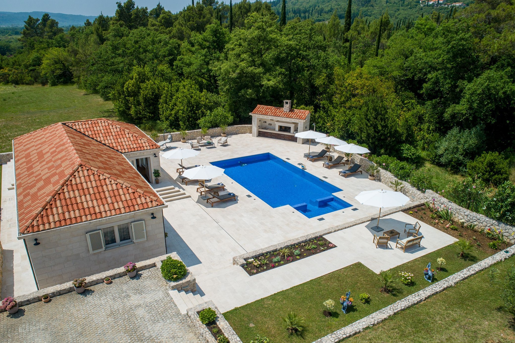 Villa Ivić-Two Bedroom Villa with Swimming Pool-Uitzicht