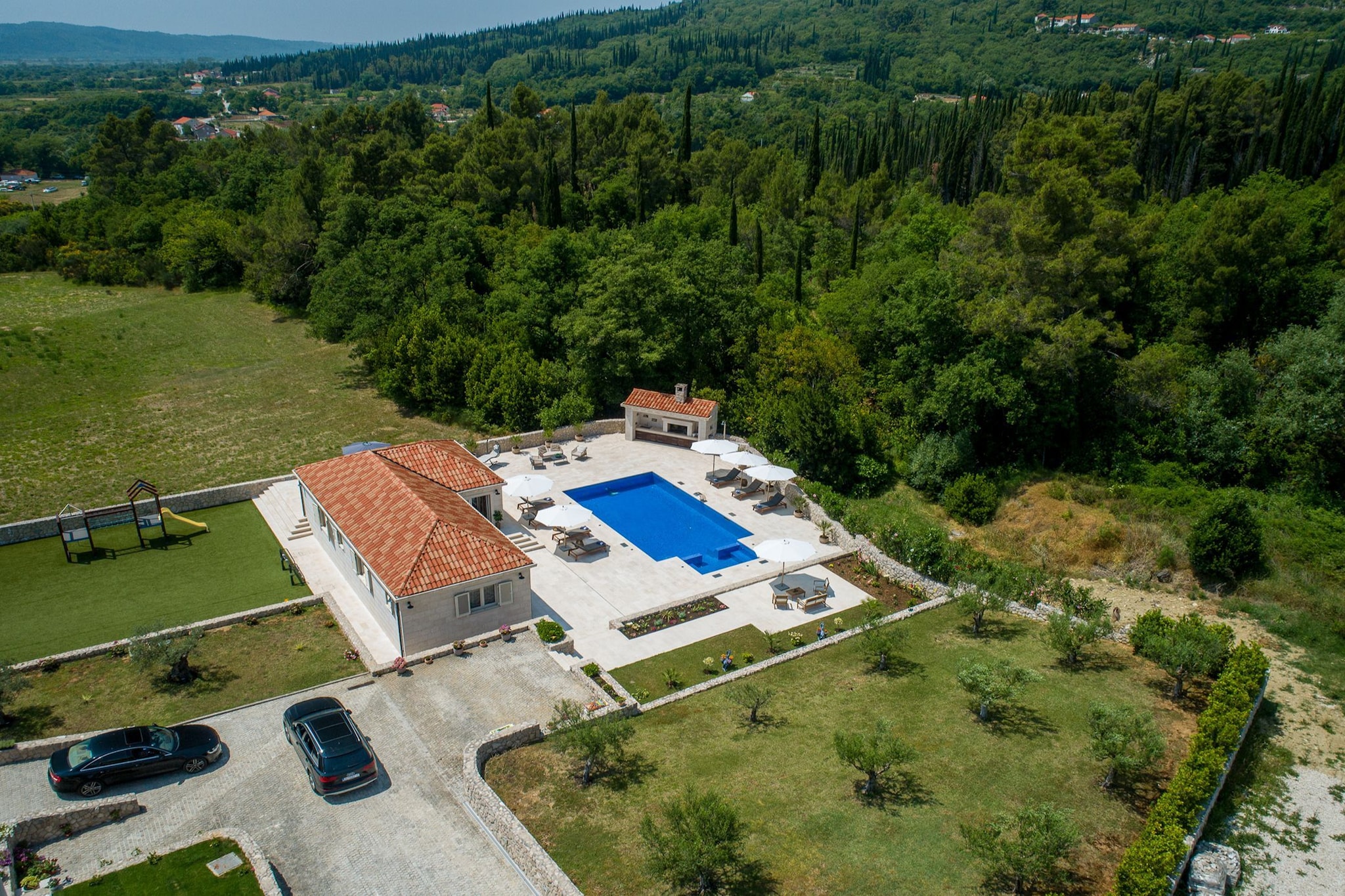 Villa Ivić-Two Bedroom Villa with Swimming Pool-Uitzicht