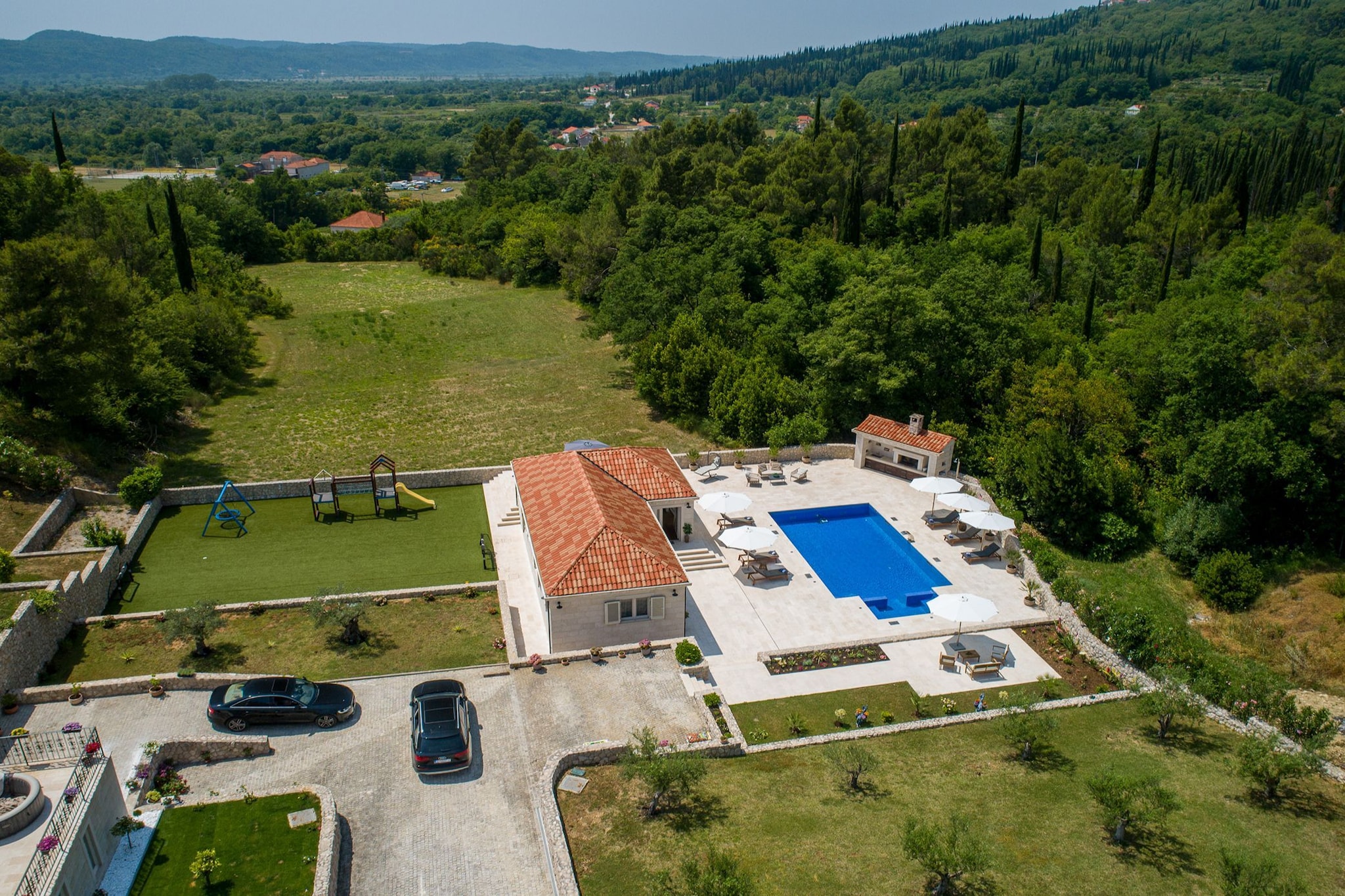 Villa Ivić-Two Bedroom Villa with Swimming Pool-Uitzicht
