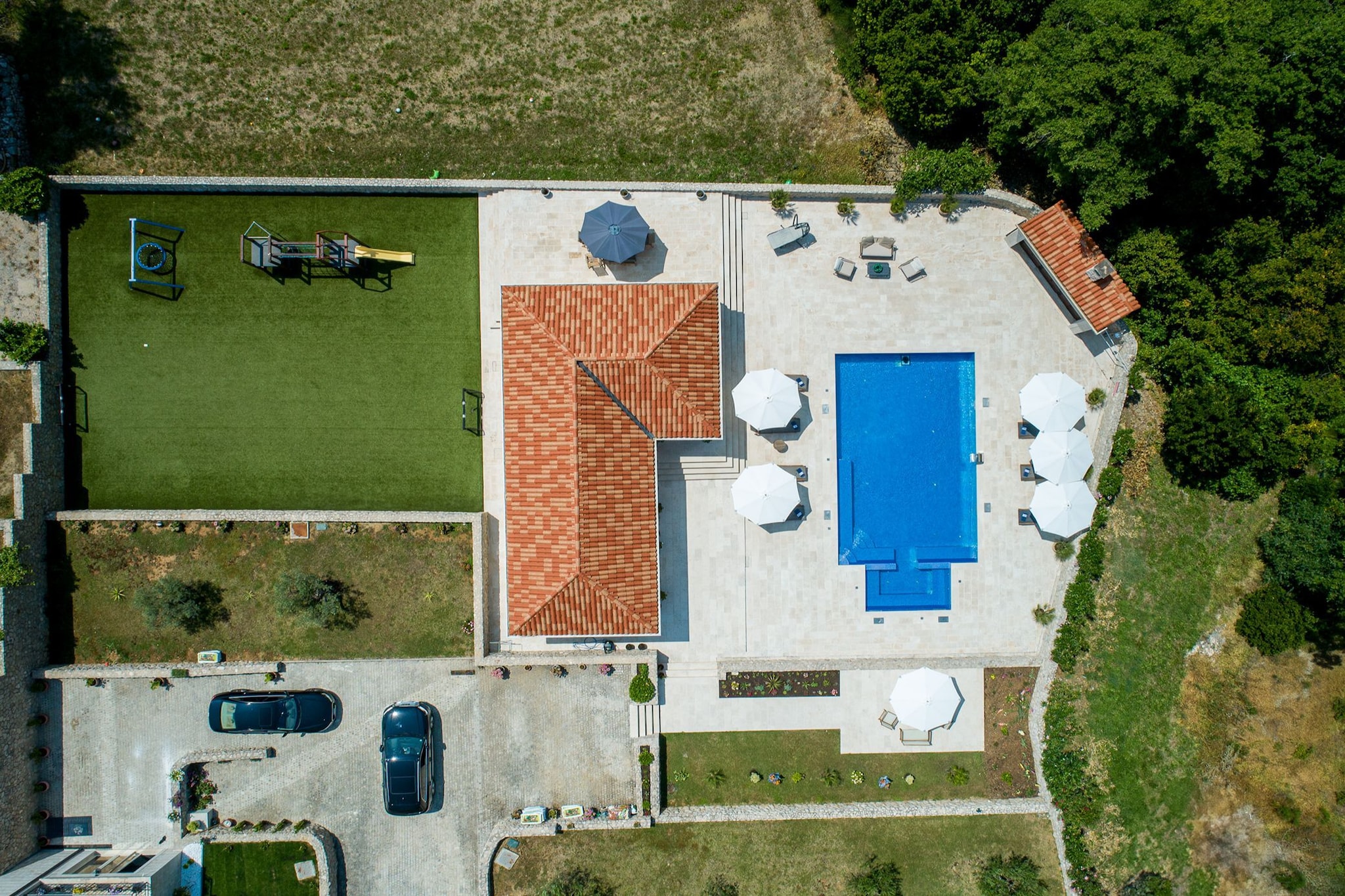 Villa Ivić-Two Bedroom Villa with Swimming Pool-Uitzicht