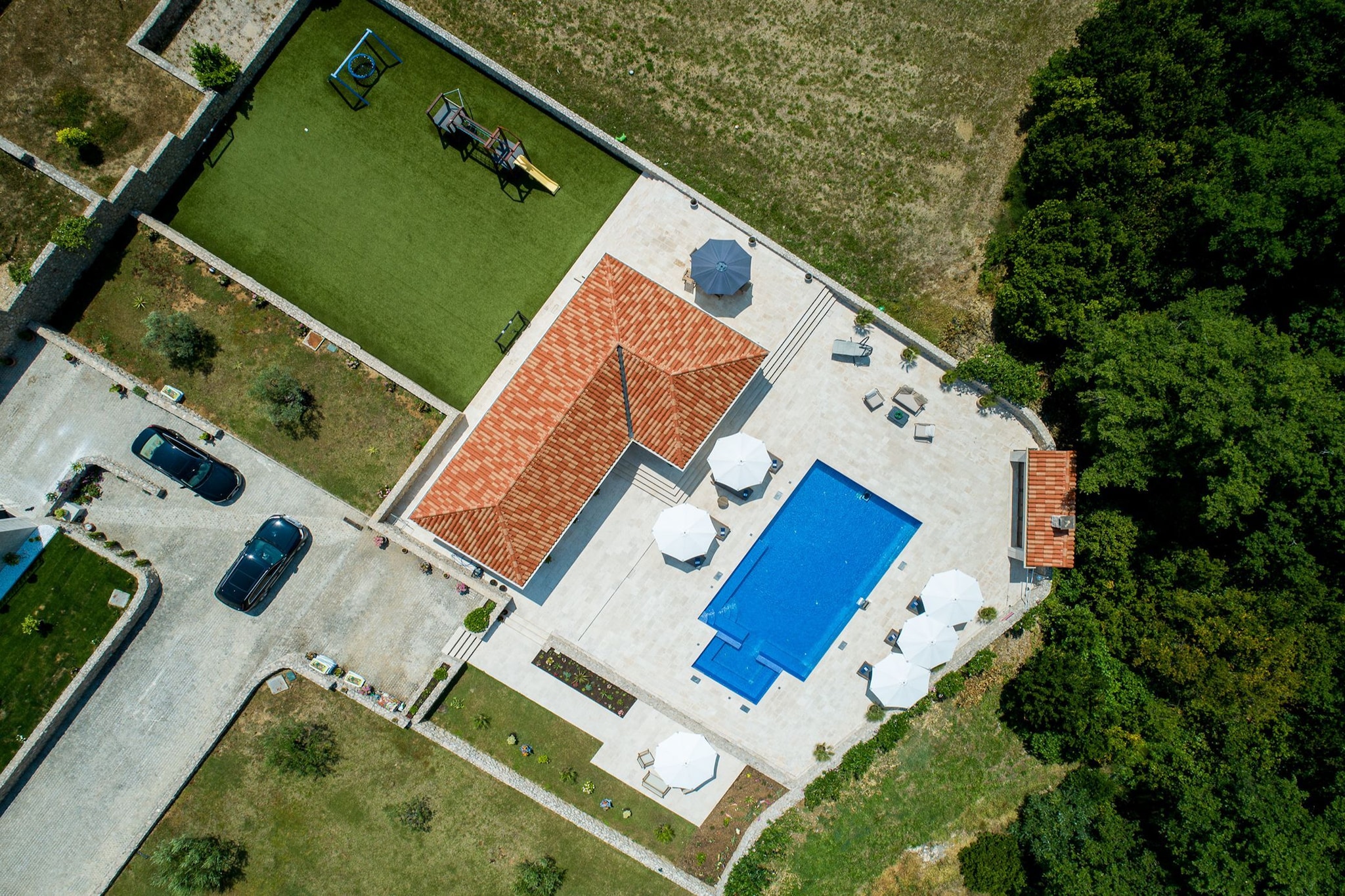Villa Ivić-Two Bedroom Villa with Swimming Pool-Uitzicht