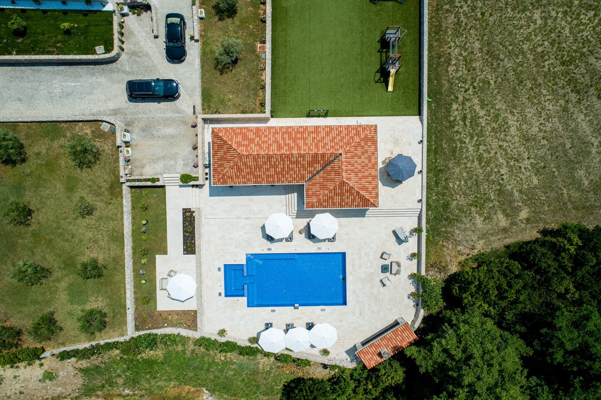 Villa Ivić-Two Bedroom Villa with Swimming Pool-Uitzicht