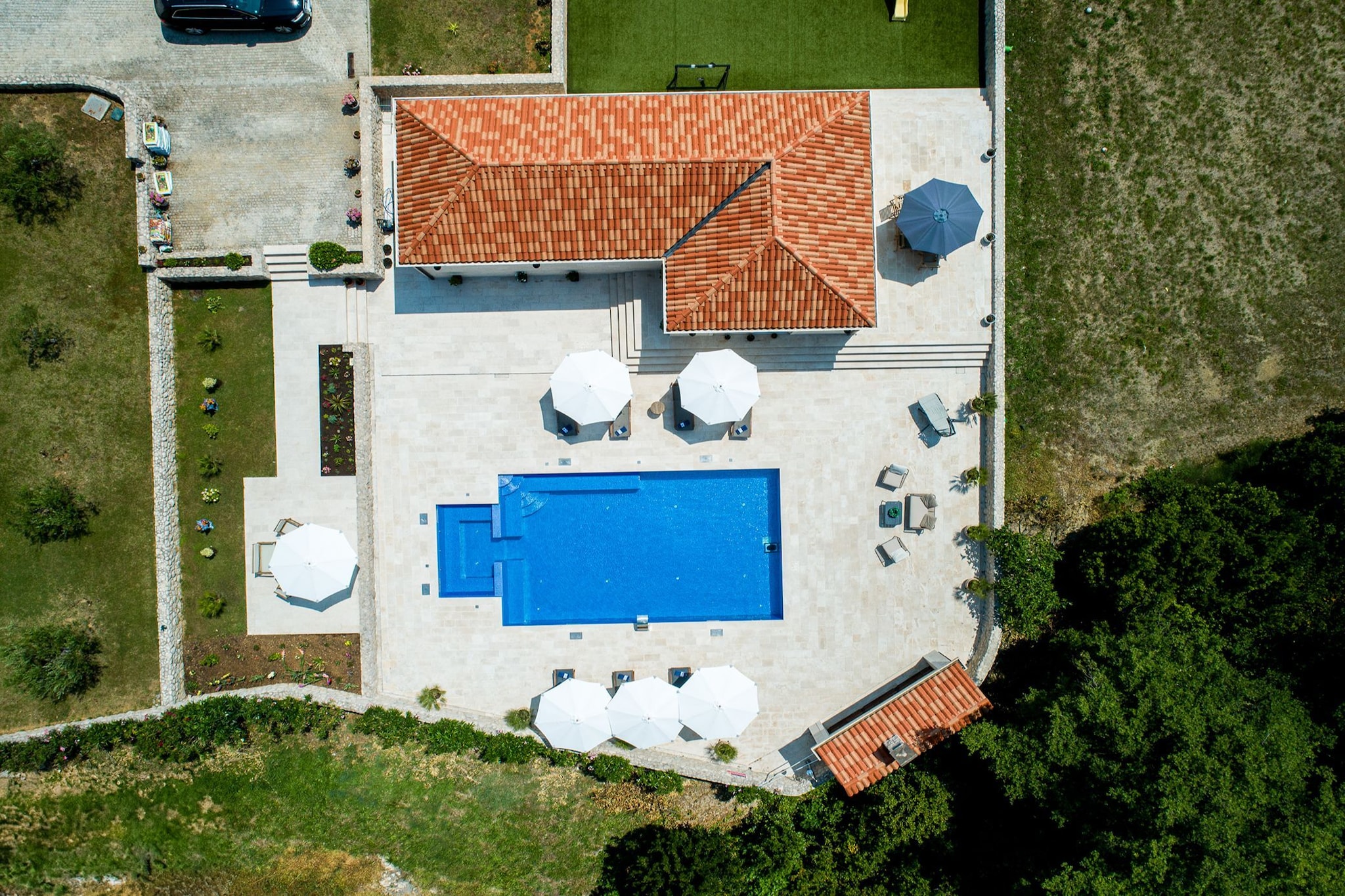 Villa Ivić-Two Bedroom Villa with Swimming Pool-Uitzicht