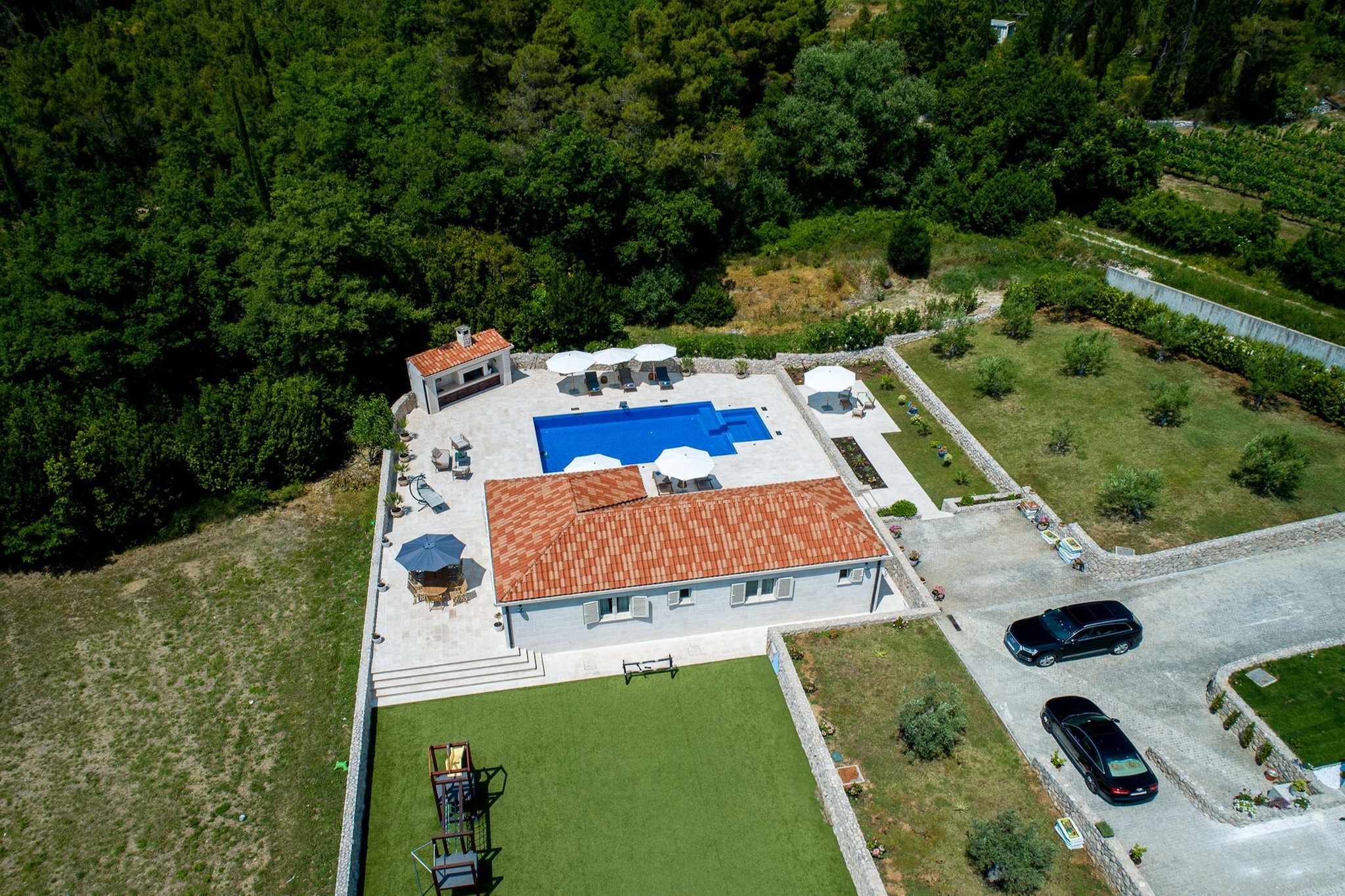 Villa Ivić-Two Bedroom Villa with Swimming Pool-Uitzicht