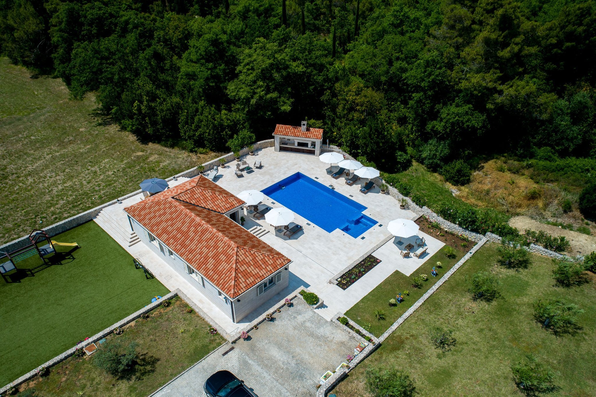 Villa Ivić-Two Bedroom Villa with Swimming Pool-Uitzicht