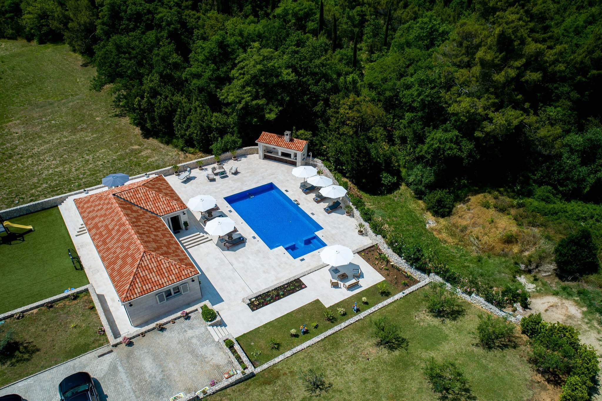 Villa Ivić-Two Bedroom Villa with Swimming Pool-Uitzicht