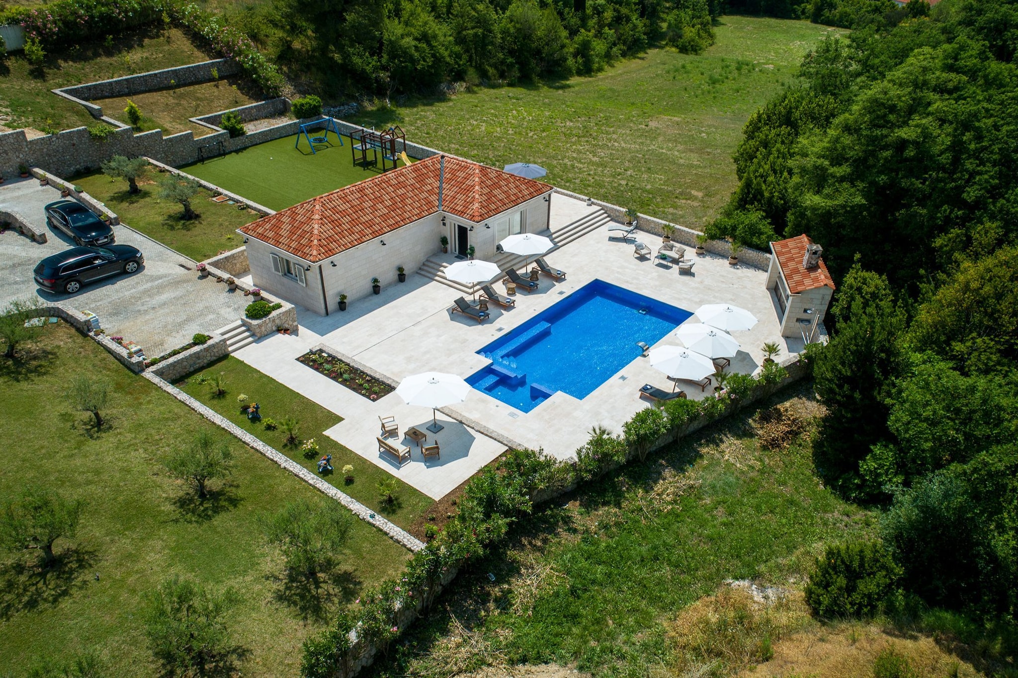 Villa Ivić-Two Bedroom Villa with Swimming Pool-Uitzicht
