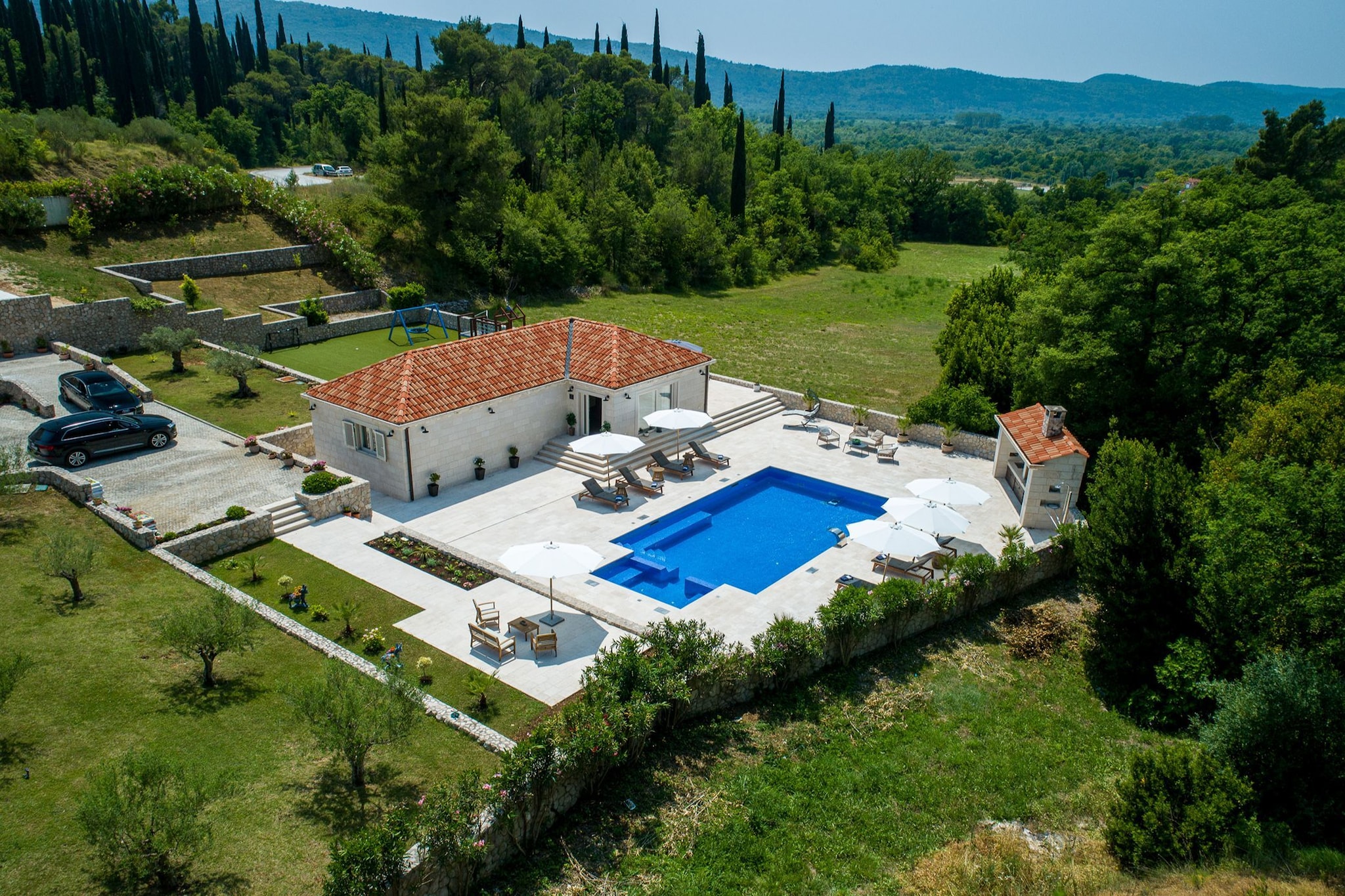 Villa Ivić-Two Bedroom Villa with Swimming Pool-Uitzicht