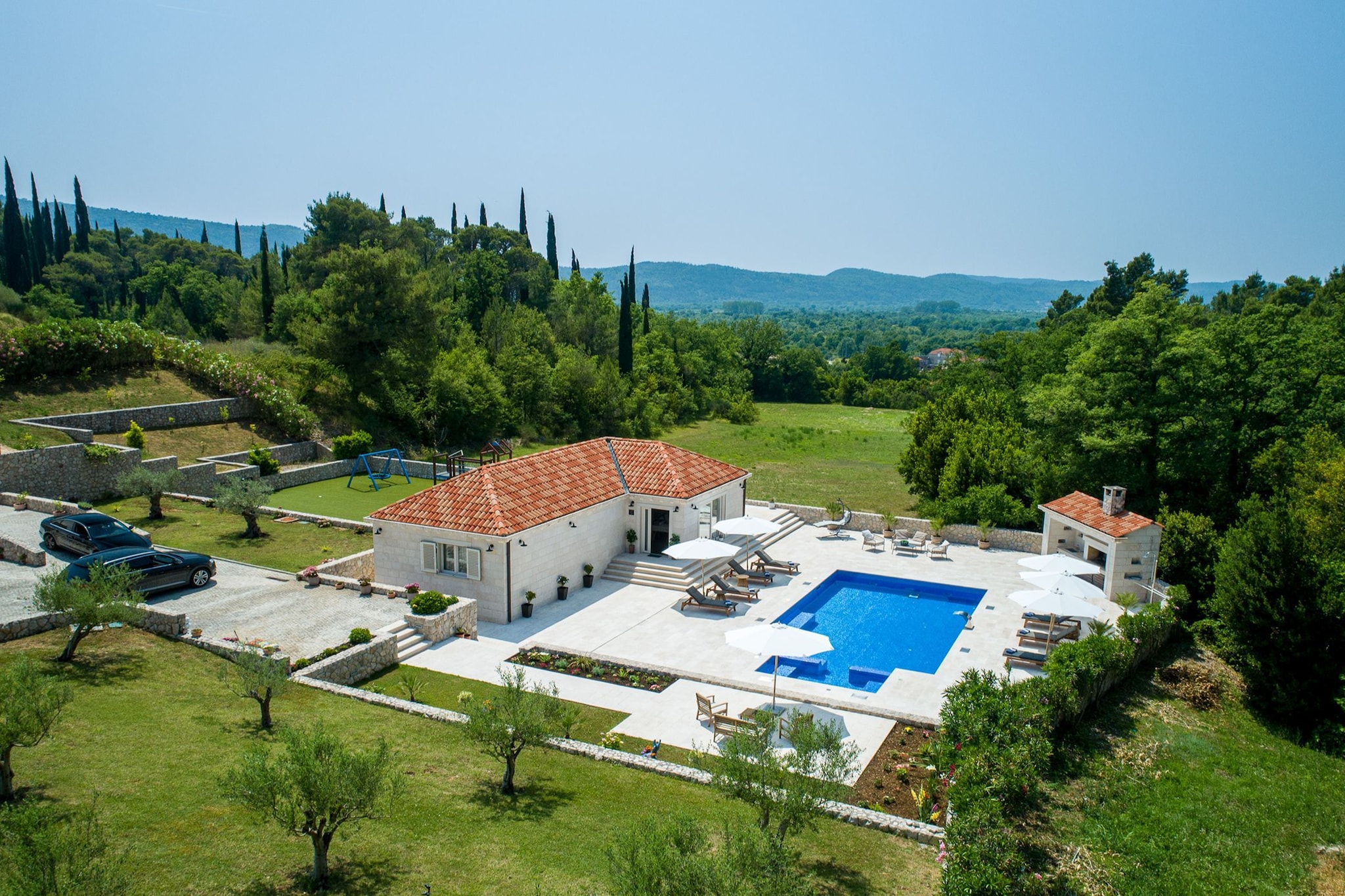 Villa Ivić-Two Bedroom Villa with Swimming Pool-Uitzicht