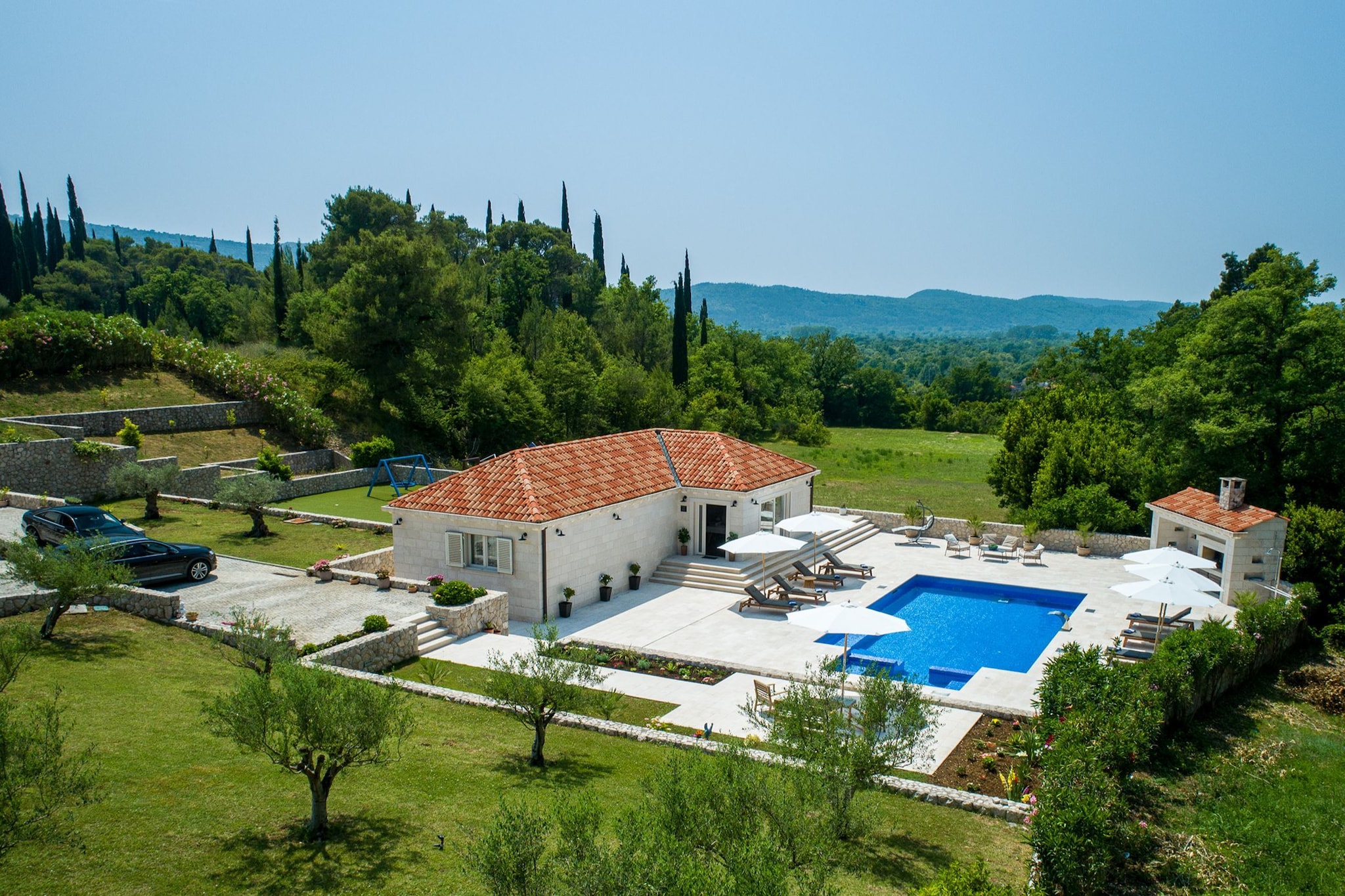 Villa Ivić-Two Bedroom Villa with Swimming Pool-Uitzicht