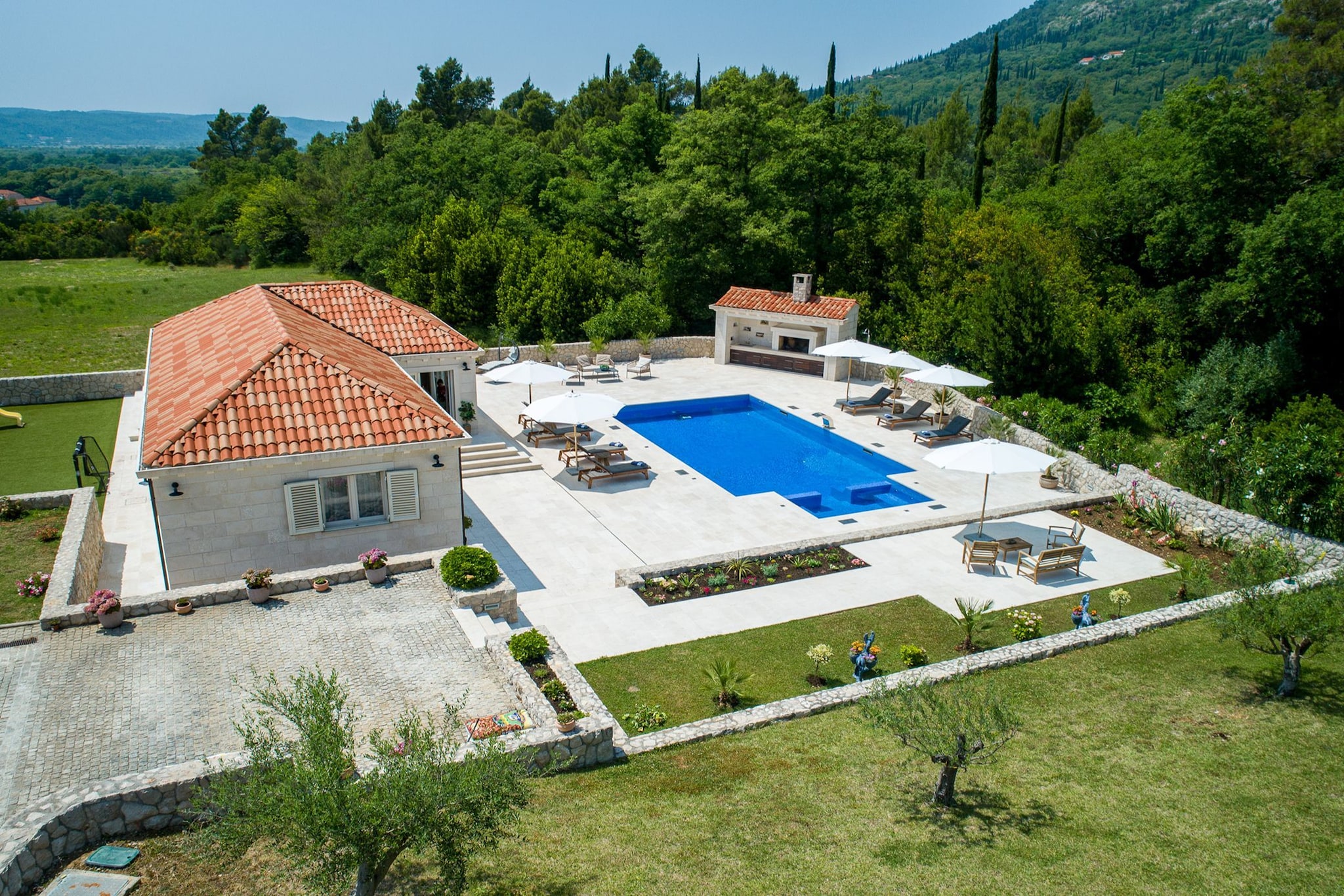 Villa Ivić-Two Bedroom Villa with Swimming Pool-Uitzicht