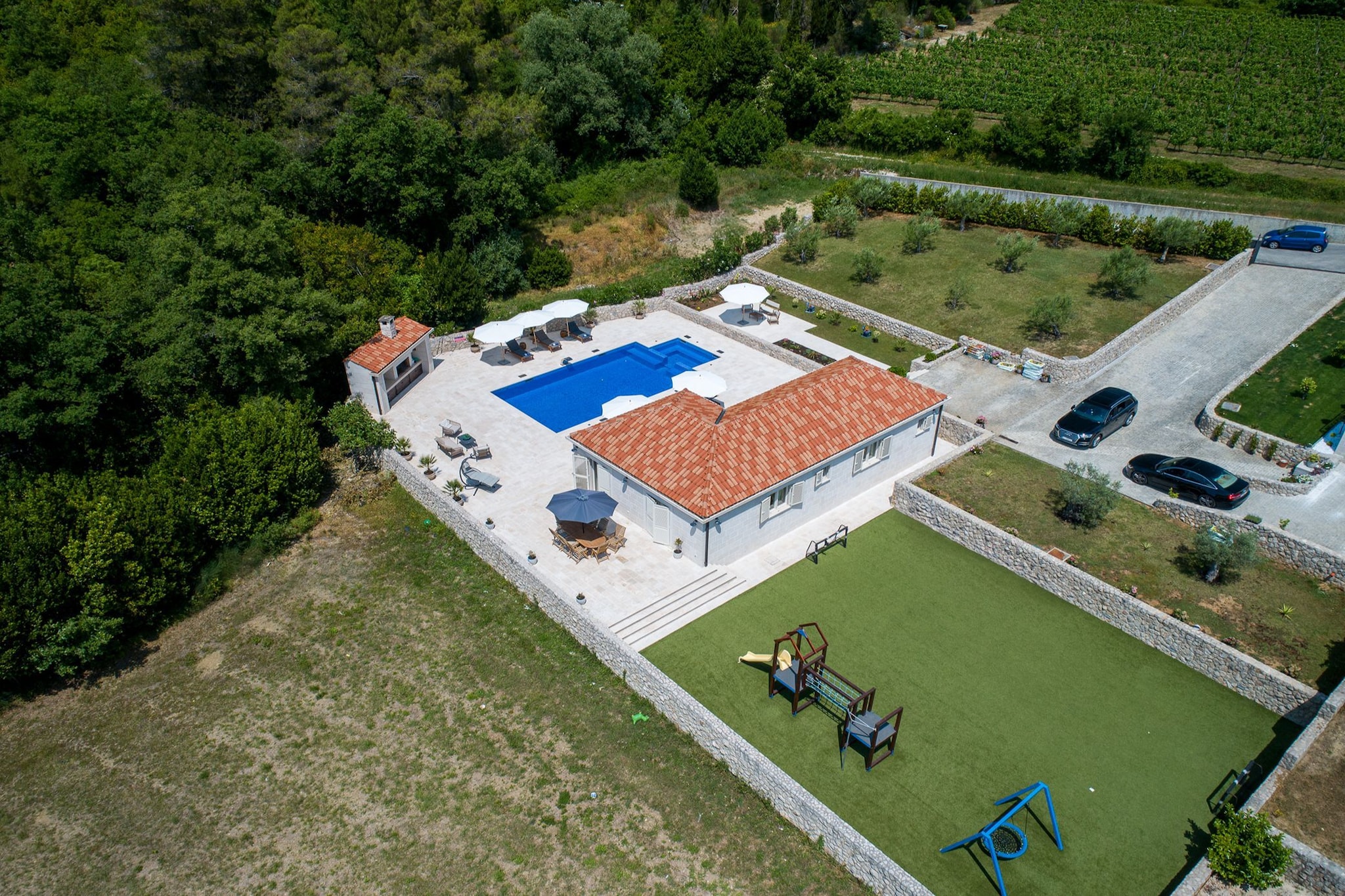 Villa Ivić-Two Bedroom Villa with Swimming Pool-Uitzicht