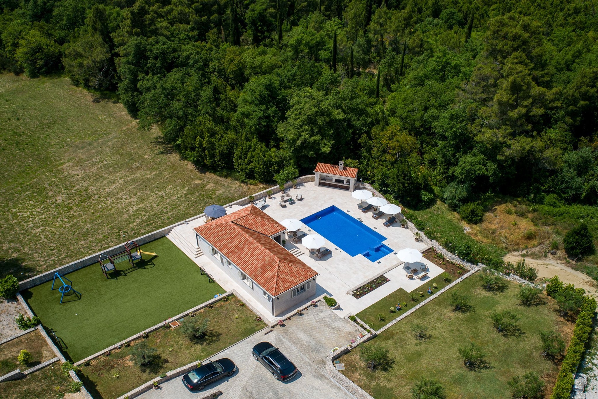 Villa Ivić-Two Bedroom Villa with Swimming Pool-Uitzicht