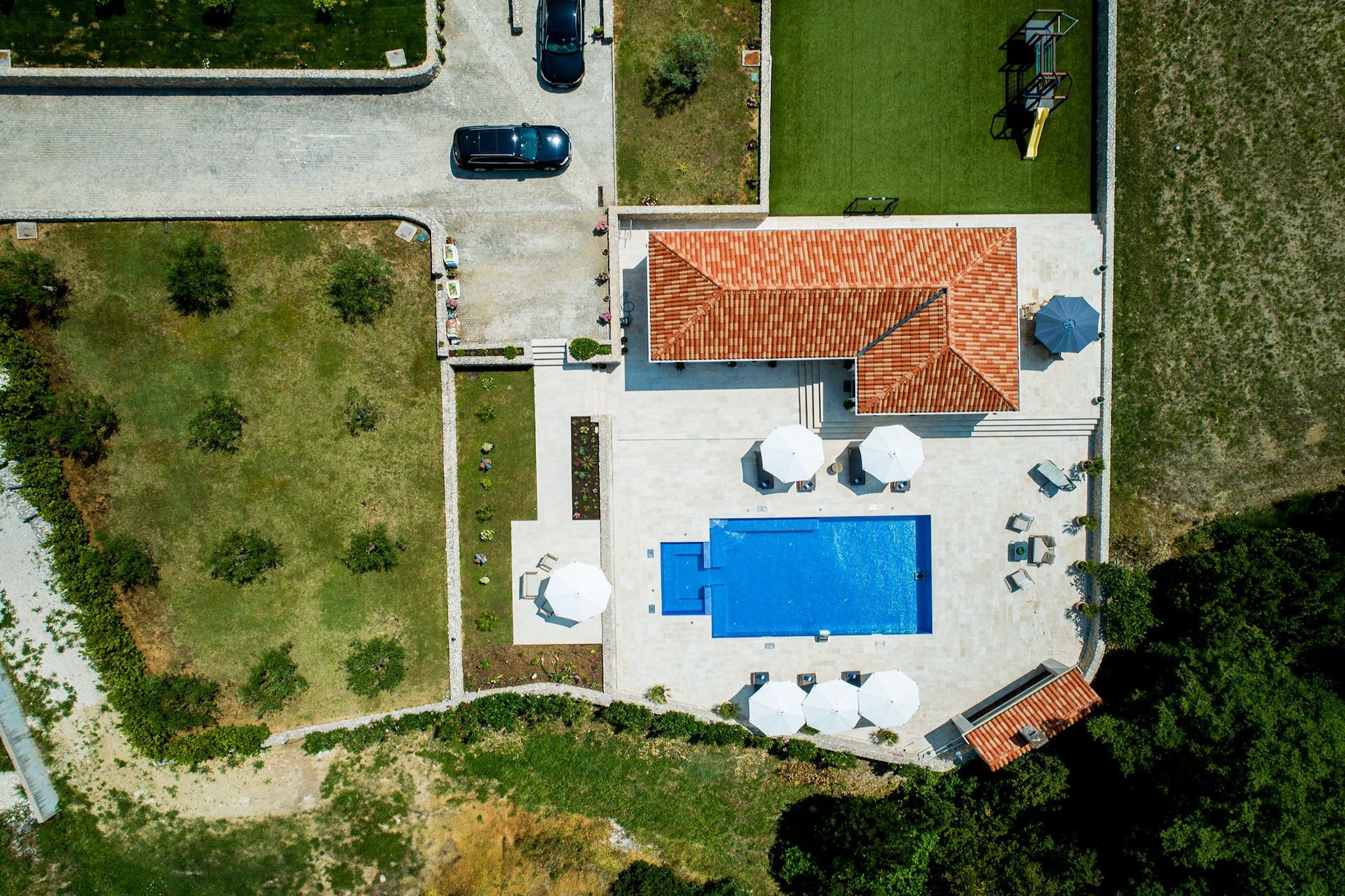 Villa Ivić-Two Bedroom Villa with Swimming Pool-Uitzicht