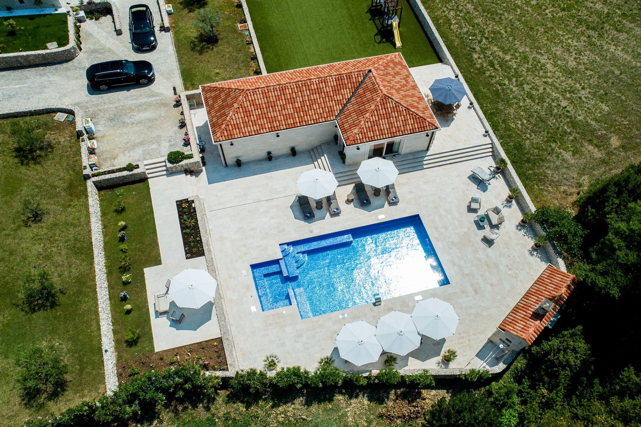 Villa Ivić-Two Bedroom Villa with Swimming Pool-Uitzicht