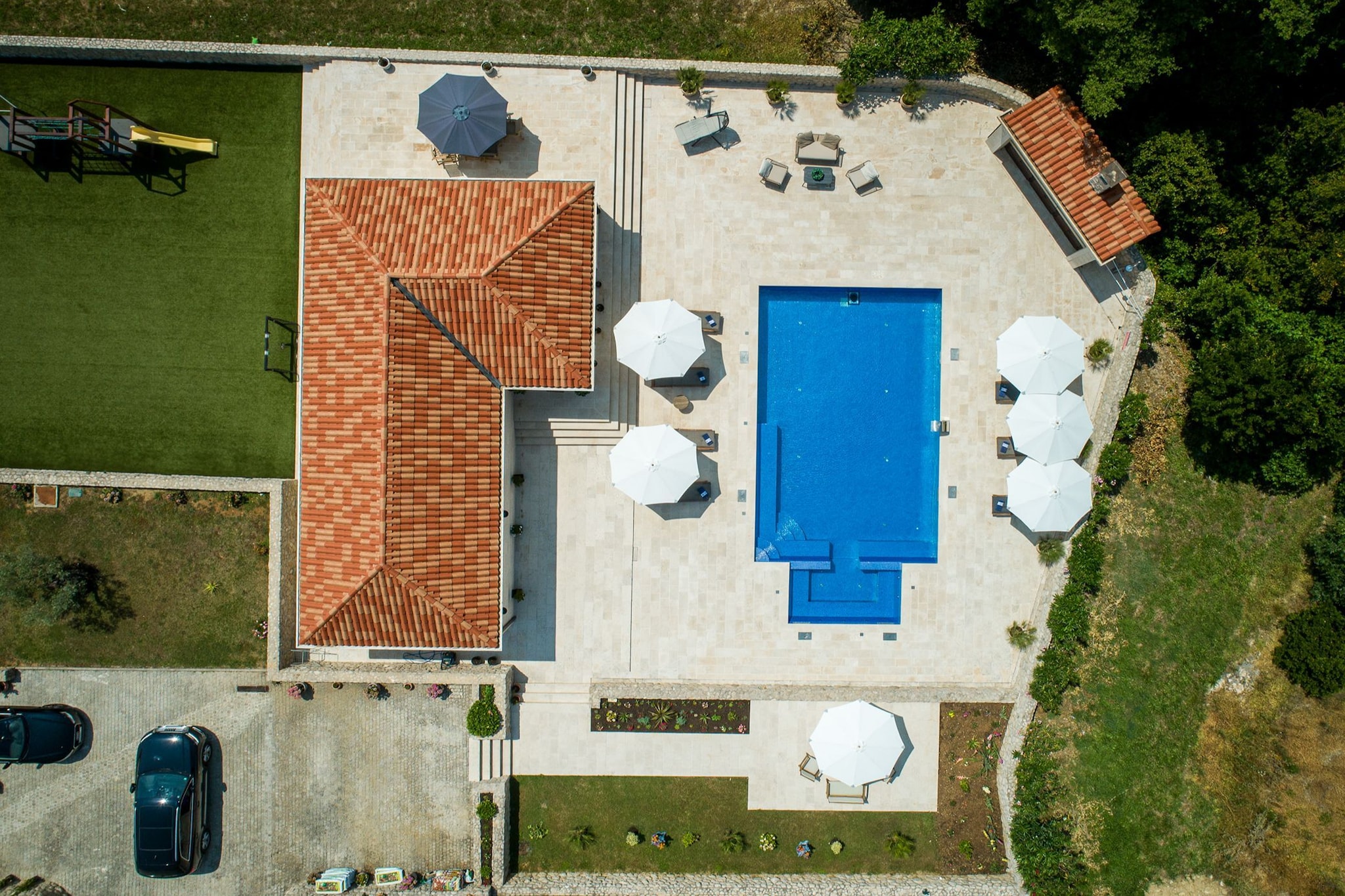 Villa Ivić-Two Bedroom Villa with Swimming Pool-Uitzicht