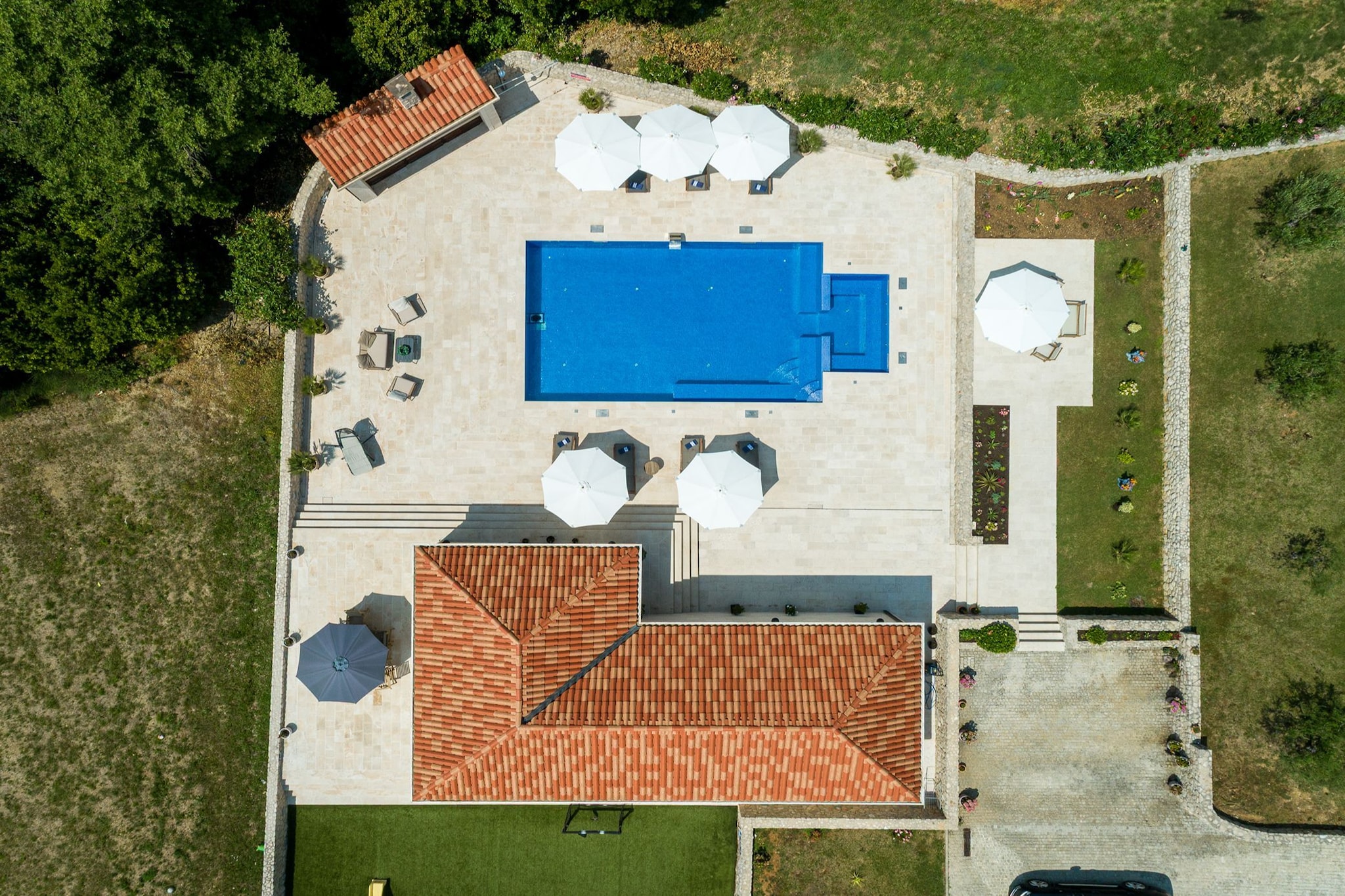 Villa Ivić-Two Bedroom Villa with Swimming Pool-Uitzicht