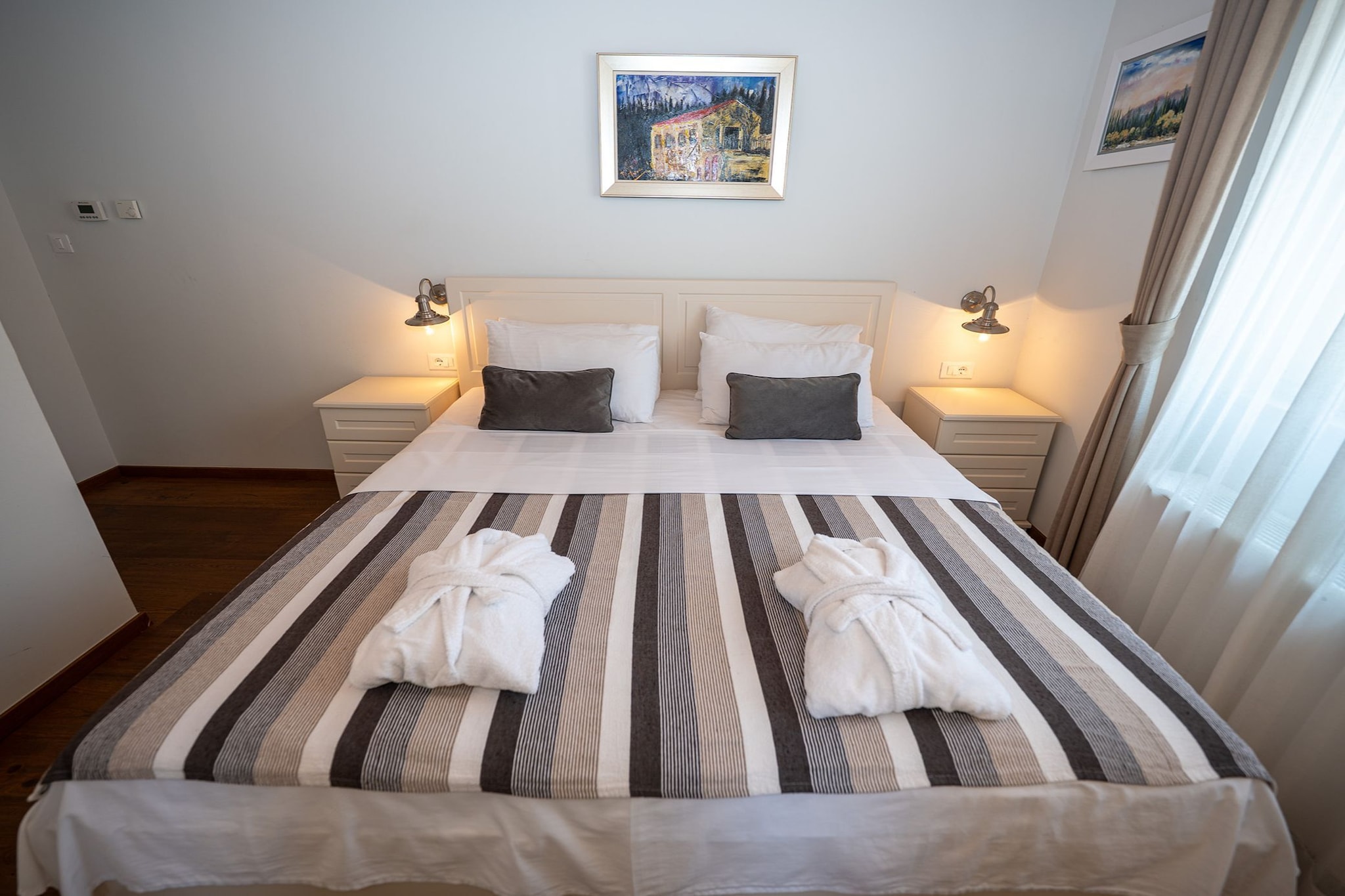 Villa Ivić-Two Bedroom Villa with Swimming Pool-Slaapkamer