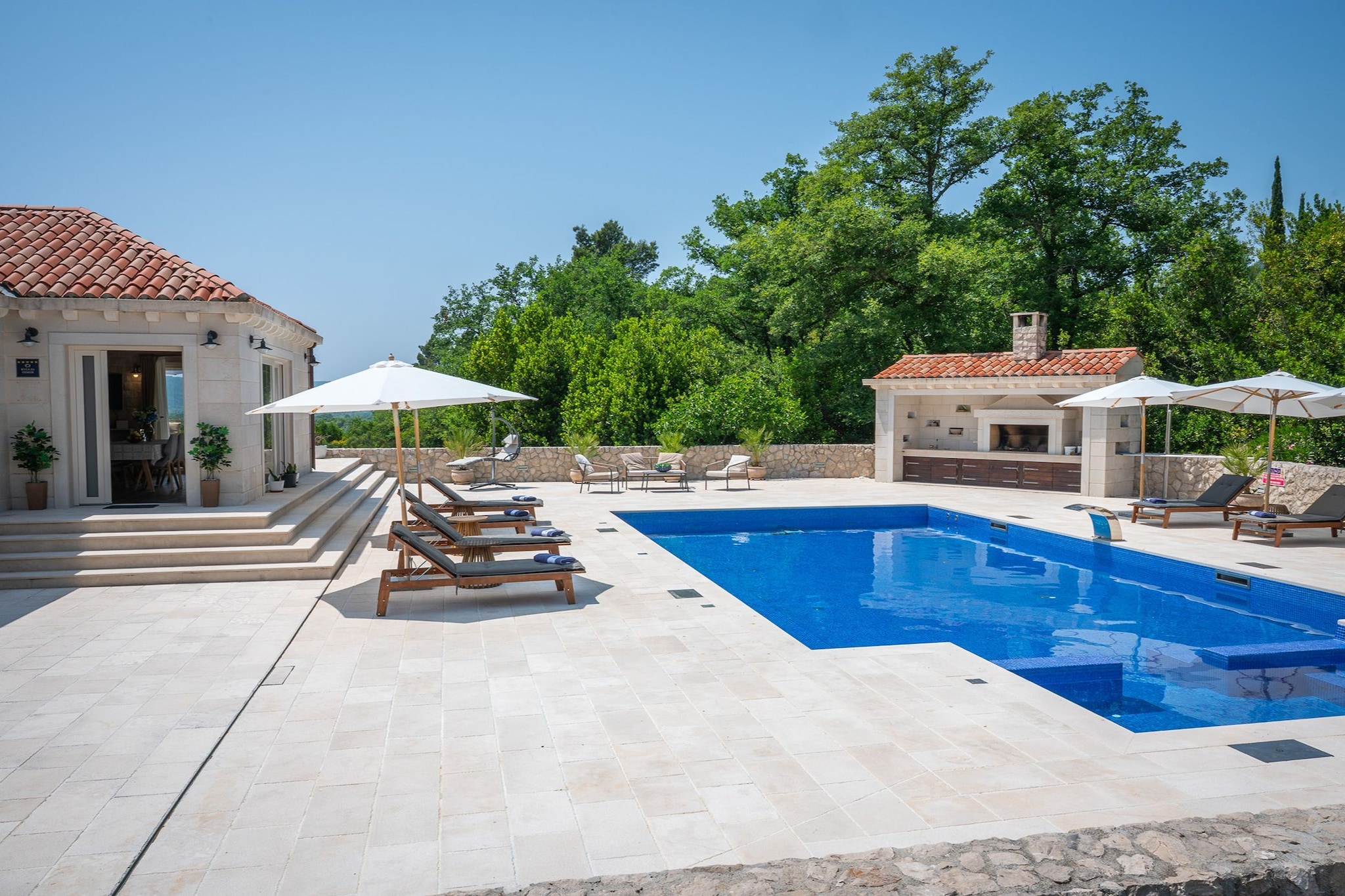 Villa Ivić-Two Bedroom Villa with Swimming Pool-Zwembad