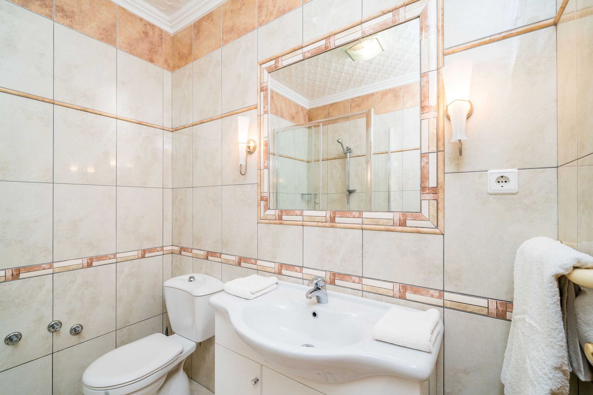 Apartments Marnic Blue Chill- Studio Apartment 1-Badkamer