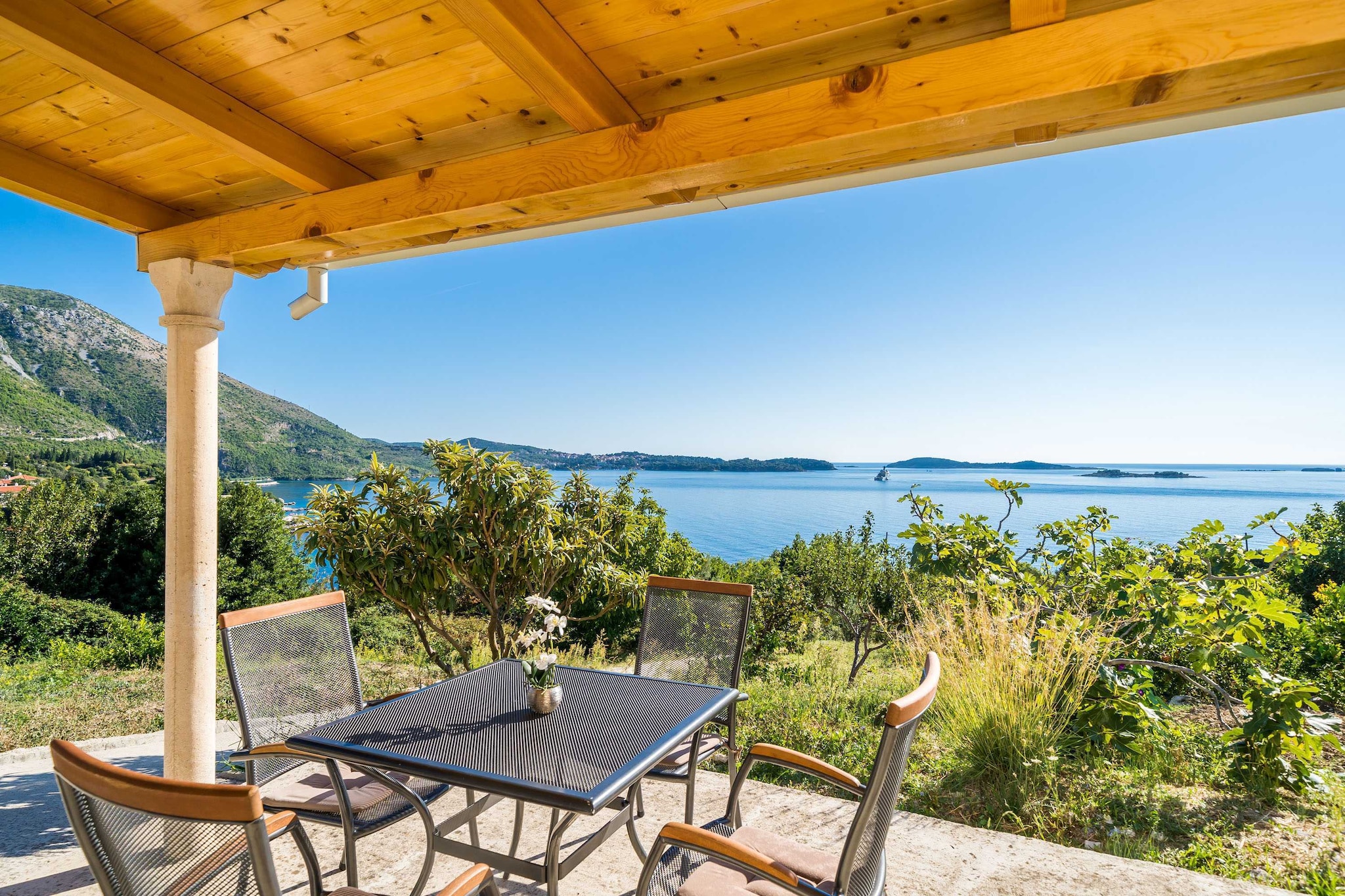 Apartments Marnic Blue Chill-One Bedroom Apartment(B)-Terras