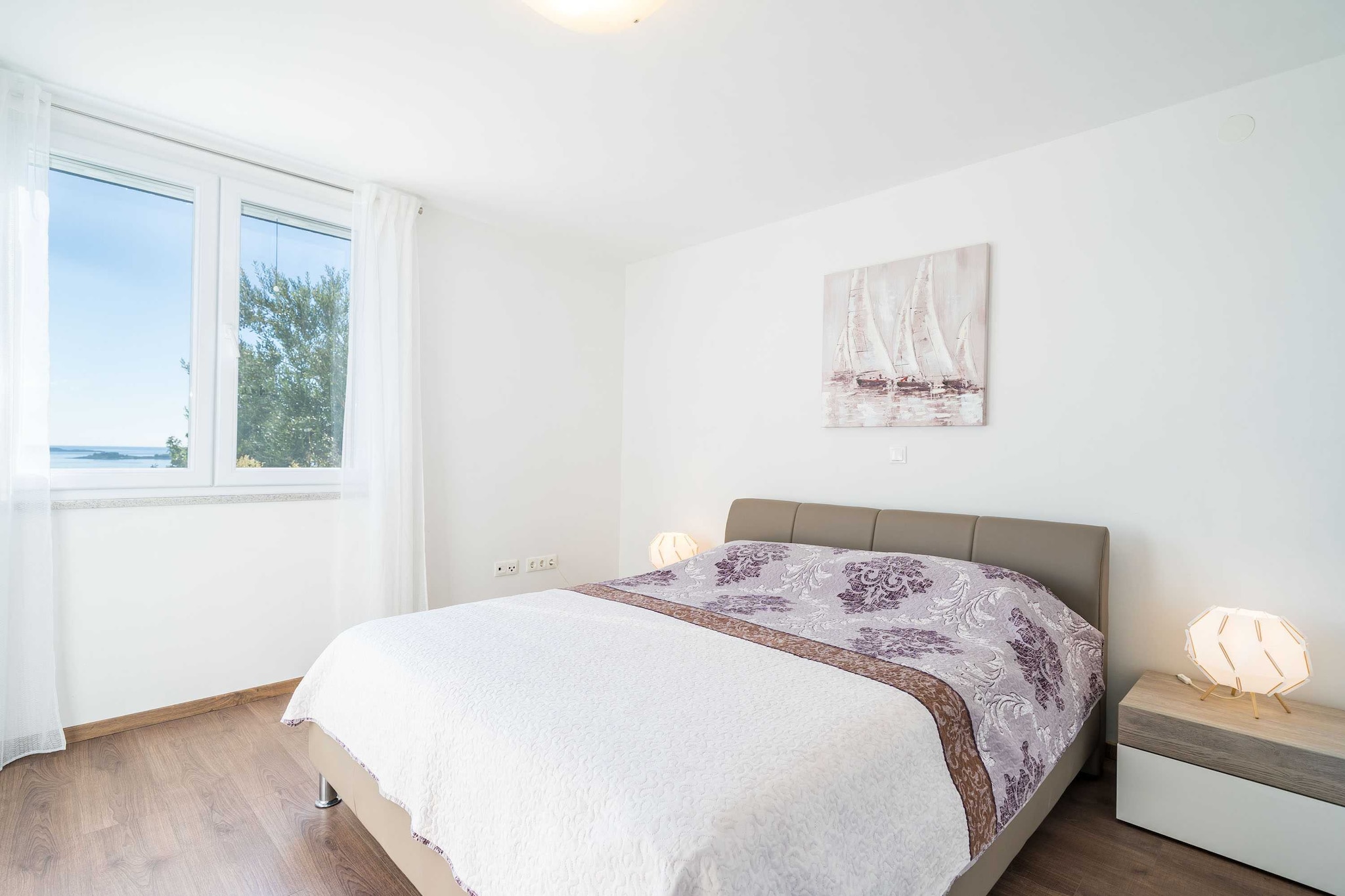 Apartments Marnic Blue Chill-One Bedroom Apartment(B)-Slaapkamer