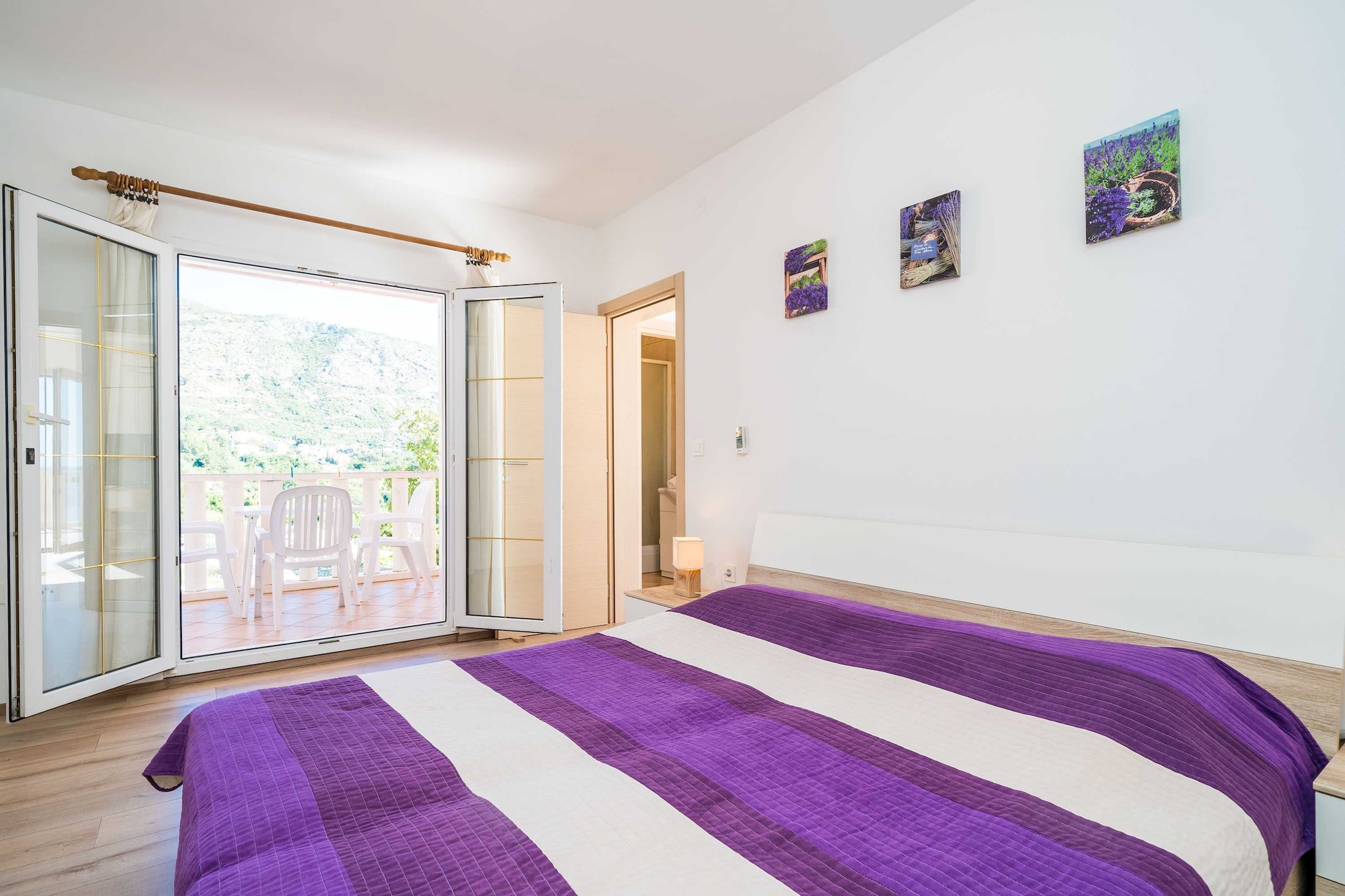 Apartments Marnic Blue Chill-Comfort One Bedroom Apartment  with Balcony and Sea View(A4)-Slaapkamer
