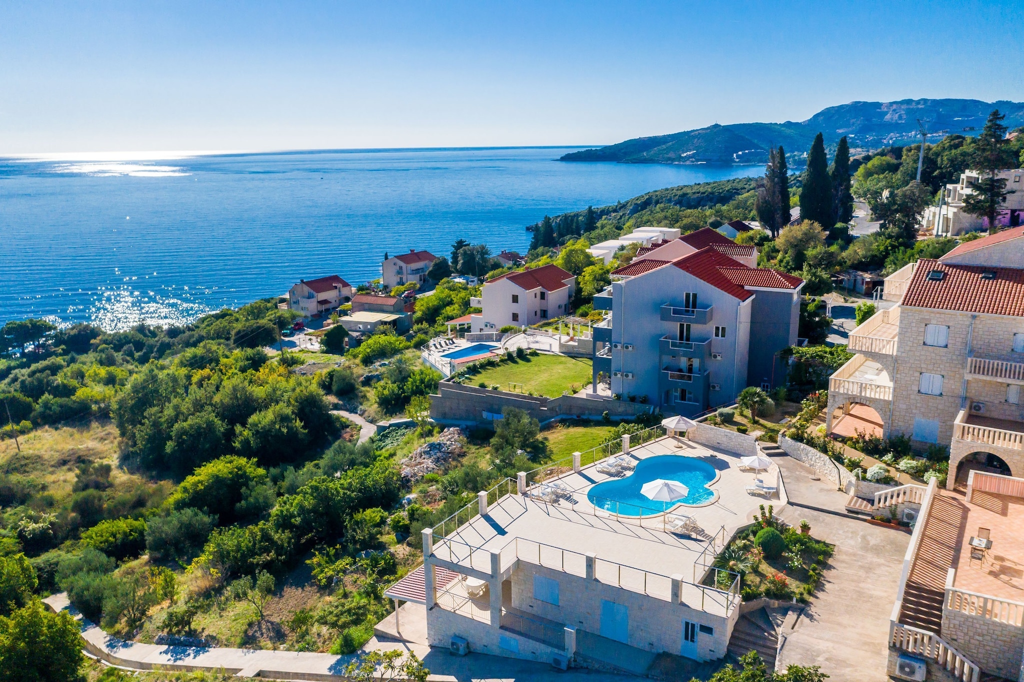 Apartments Marnic Blue Chill-Comfort One Bedroom Apartment  with Balcony and Sea View(A4)-Uitzicht