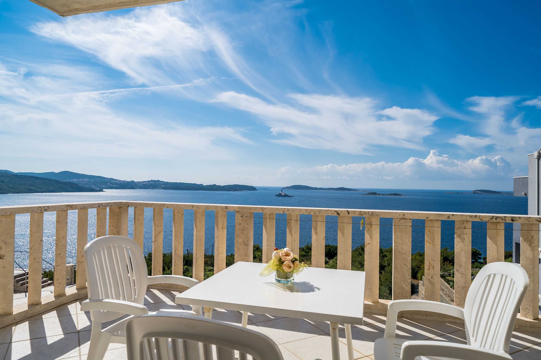 Apartments Marnic Blue Chill- Comfort Studio Apartment with Balcony(S4)-Terras