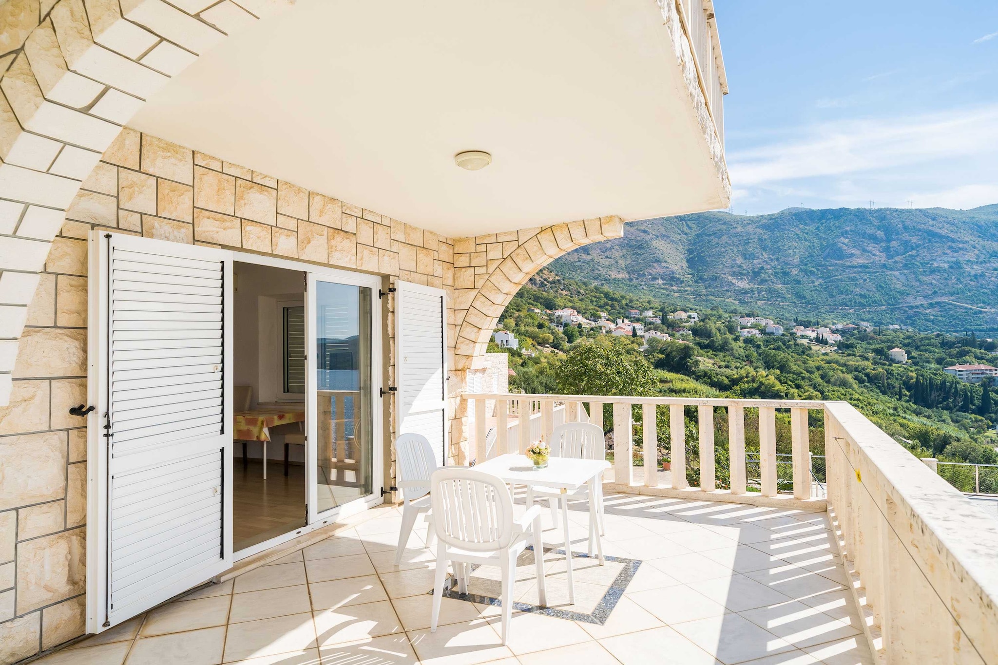 Apartments Marnic Blue Chill- Comfort Studio Apartment with Balcony(S4)-Terras