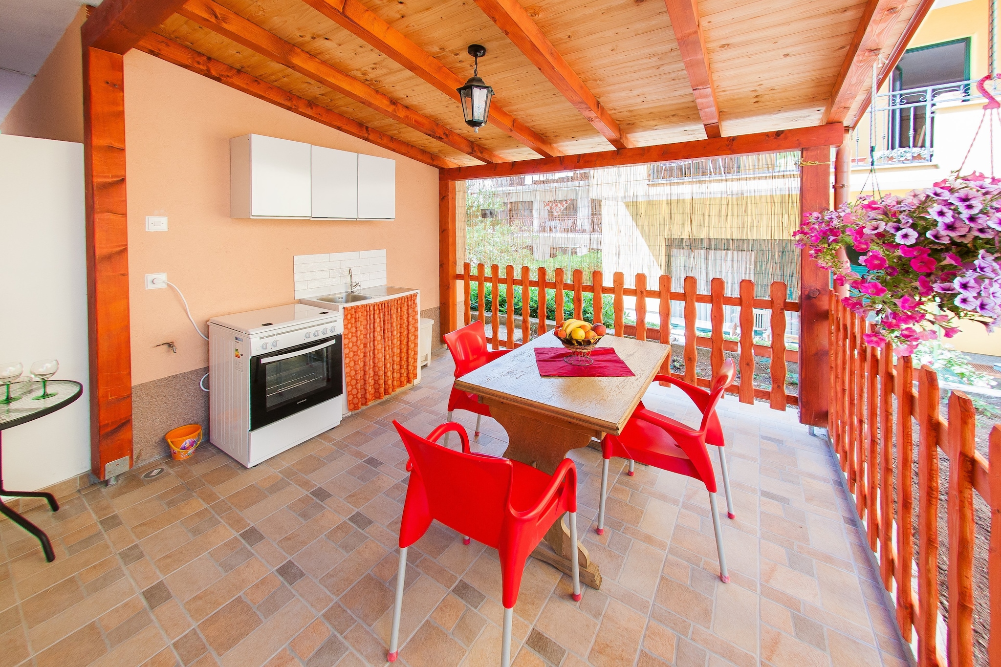 Apartments Anita-Triple room with terrace-Terras