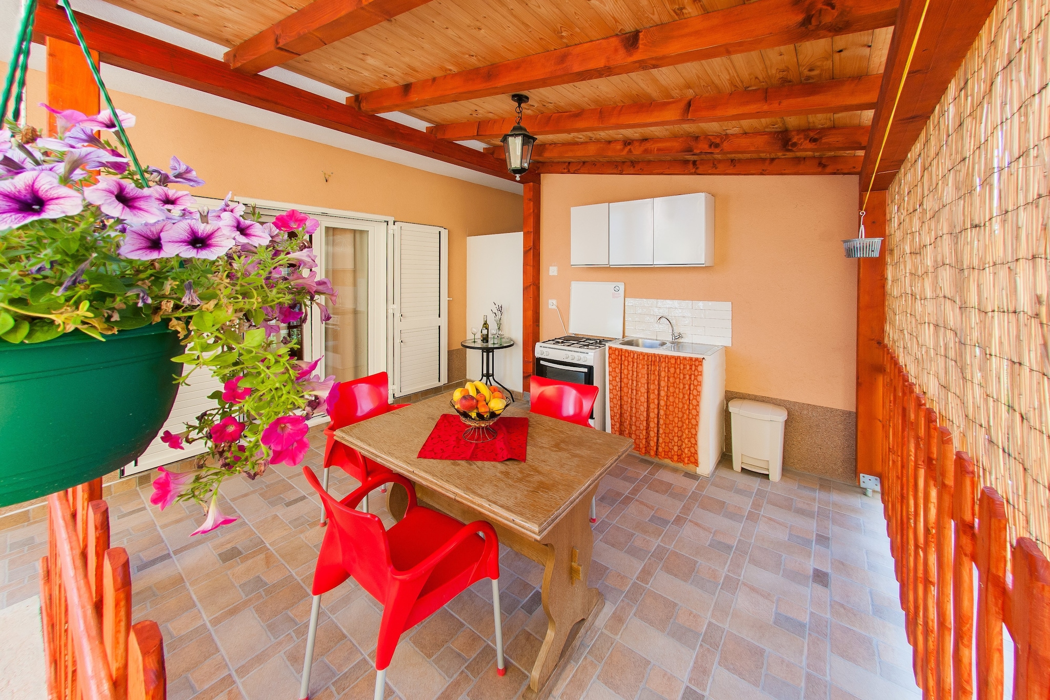 Apartments Anita-Triple room with terrace-Terras
