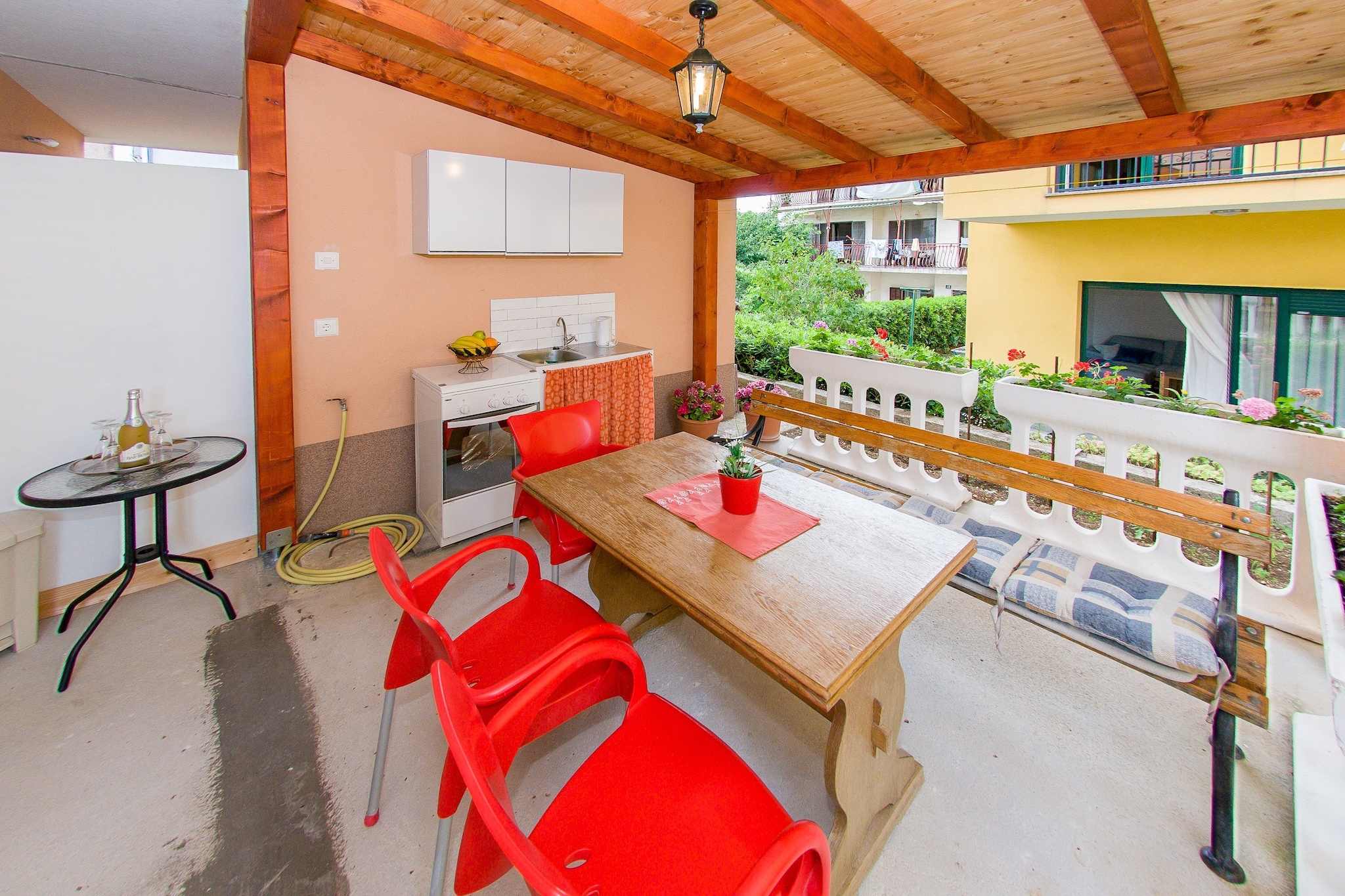 Apartments Anita-Triple room with terrace-Terras