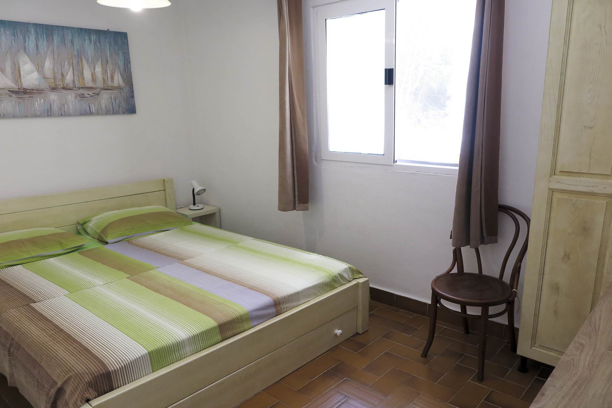 Holiday Home Maja - Four bedroom house with sea view-Slaapkamer