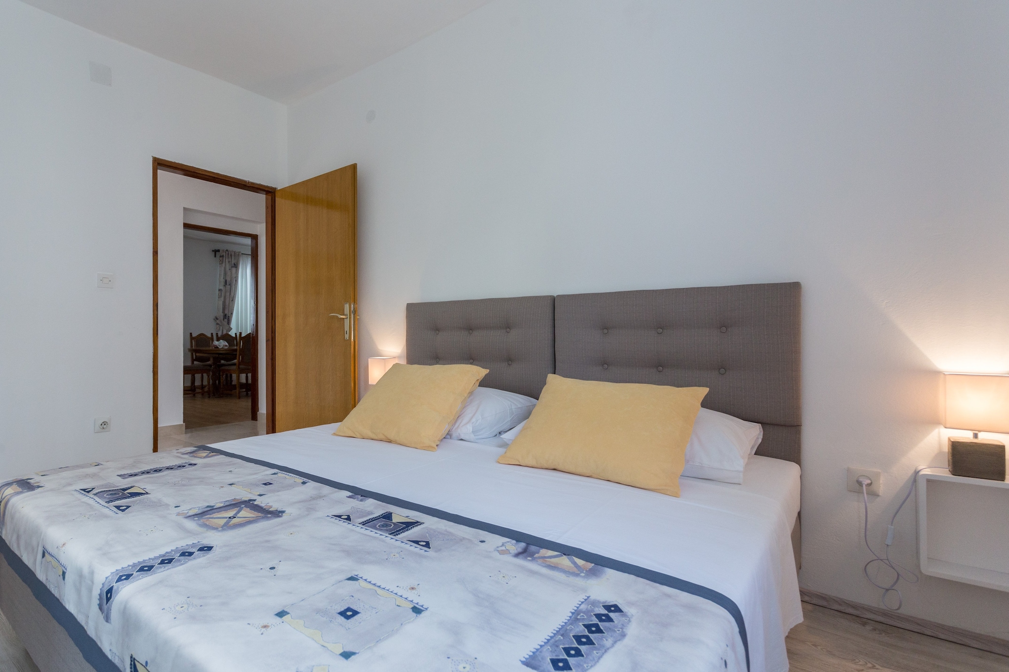 Holiday Home Oleander Sea View - Four Bedroom Holiday Home with Terrace and Sea View-Slaapkamer