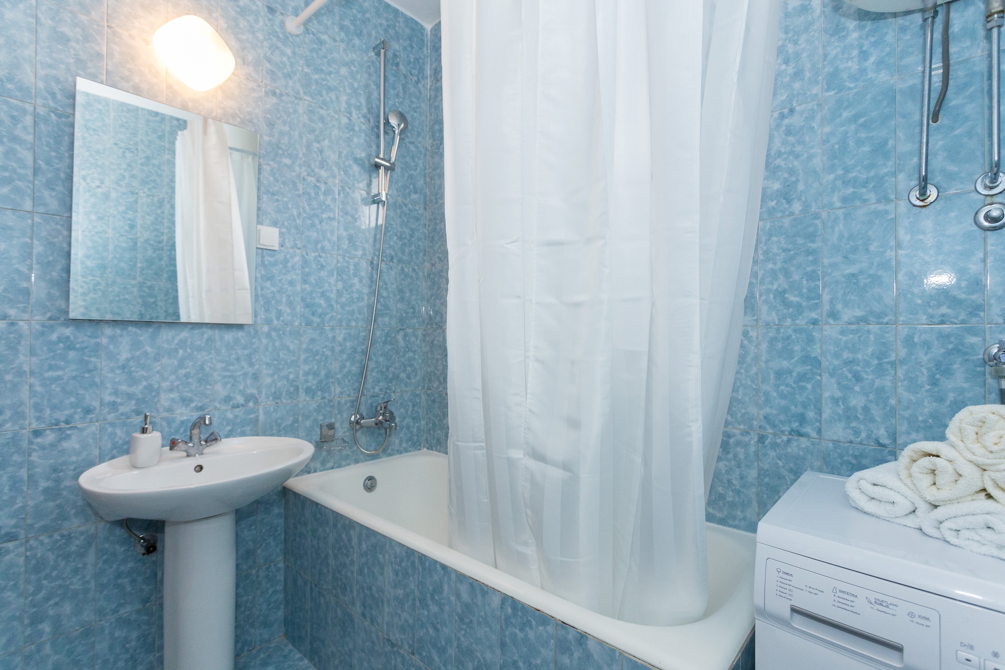 Holiday Home Oleander Sea View - Four Bedroom Holiday Home with Terrace and Sea View-Badkamer
