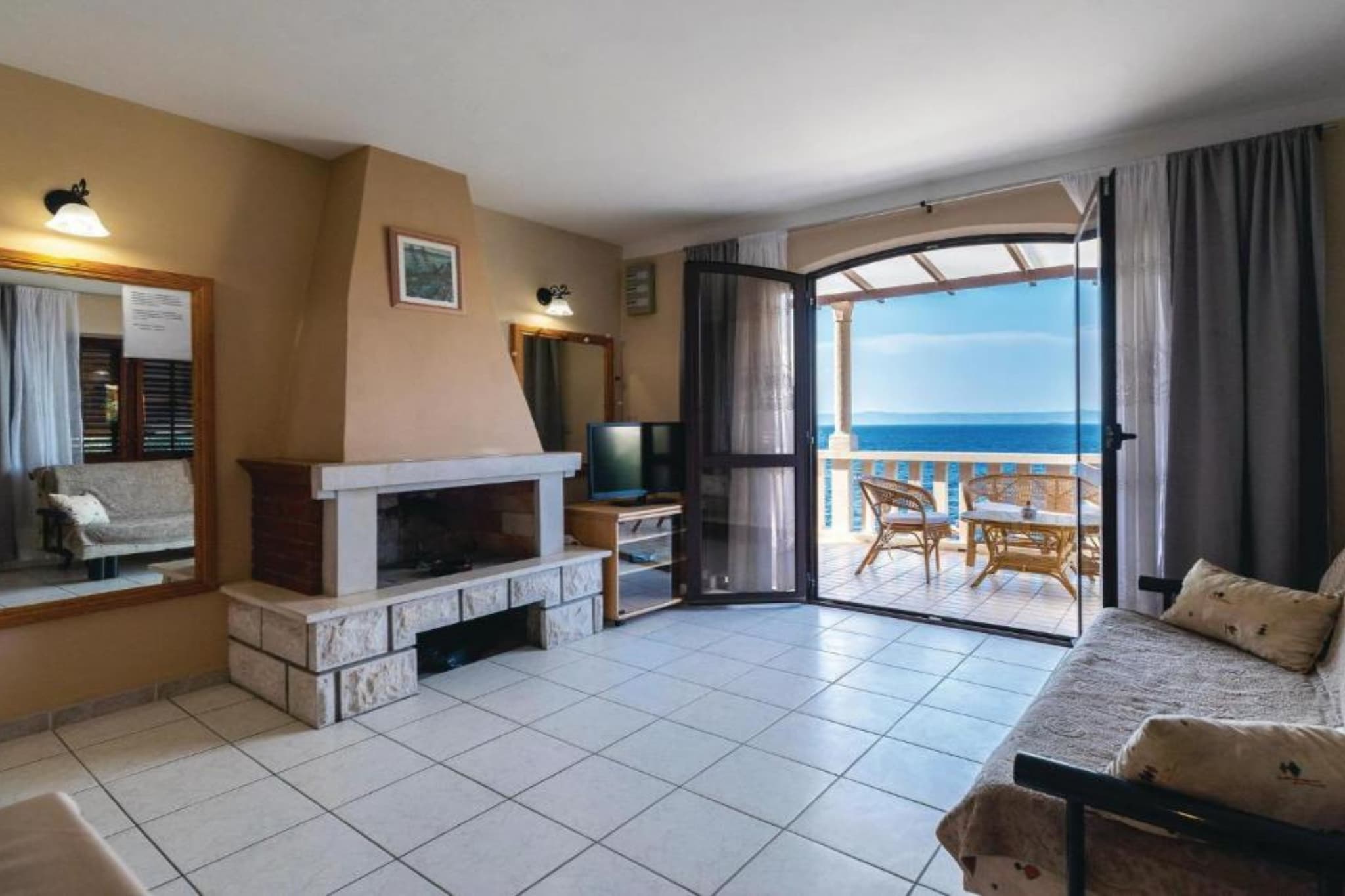 Villa Marko - Villa with swimming pool-Woonkamer