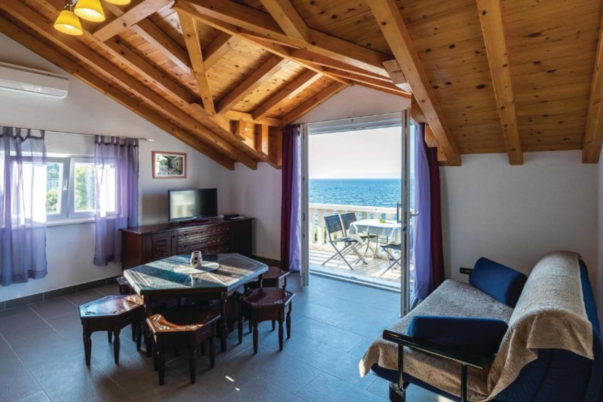 Villa Marko - Villa with swimming pool-Woonkamer
