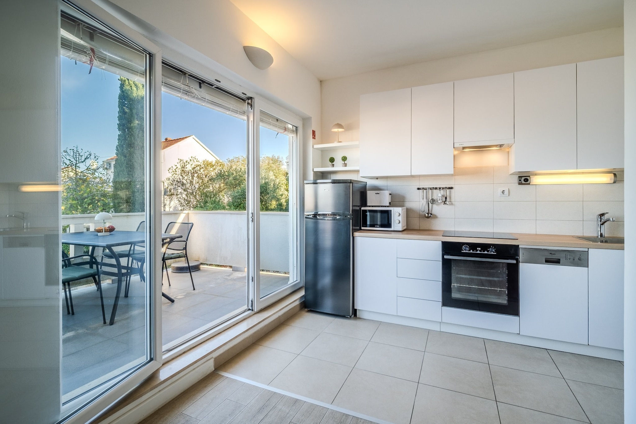 Apartments Tomy - One Bedroom Apartment with Balcony and Sea view (Apartment 1) - Cuisine