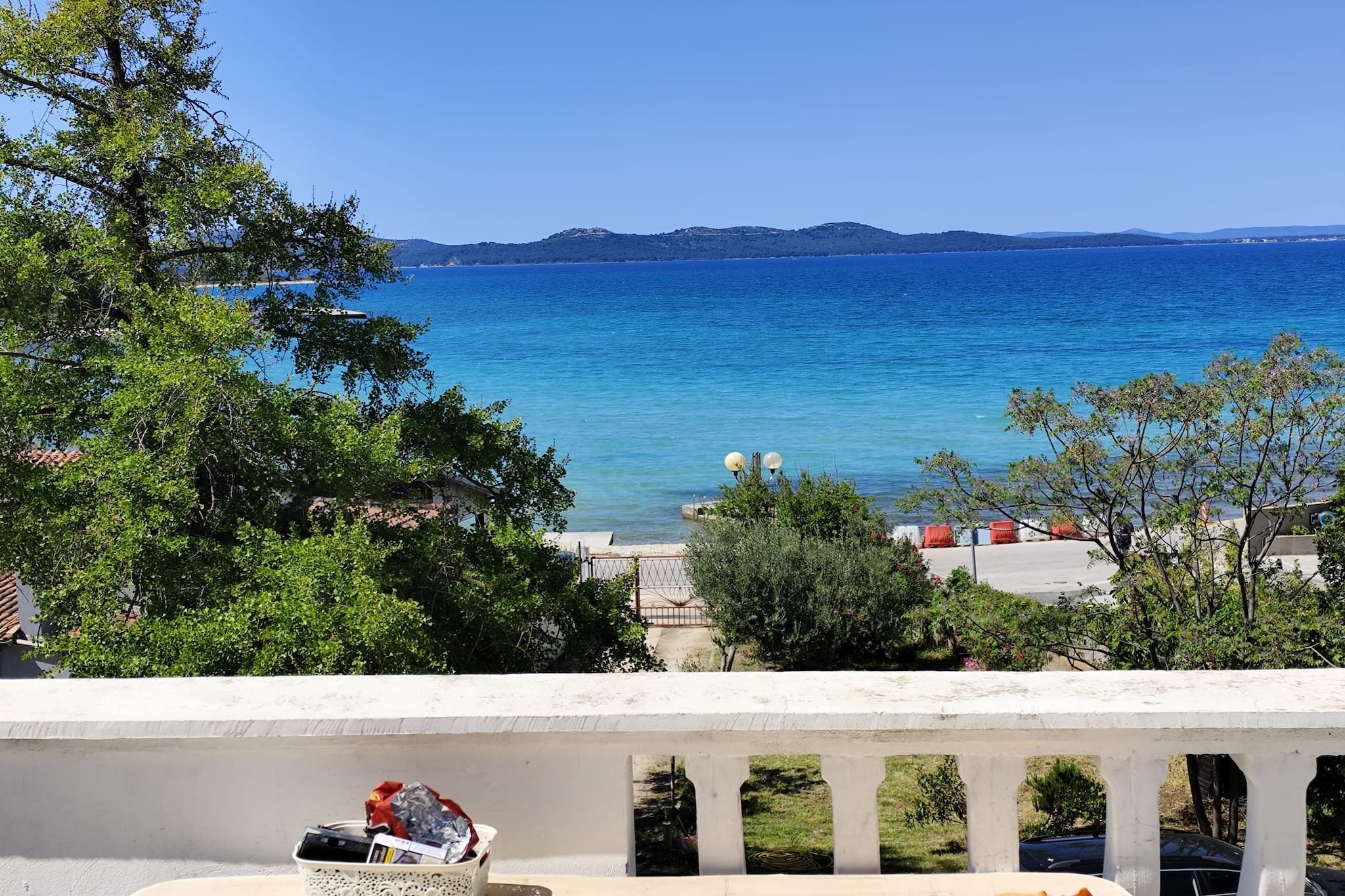 Apartments Melita - Superior Two Bedroom Apartment with Balcony and Sea View (A4) - Terrasbalkon