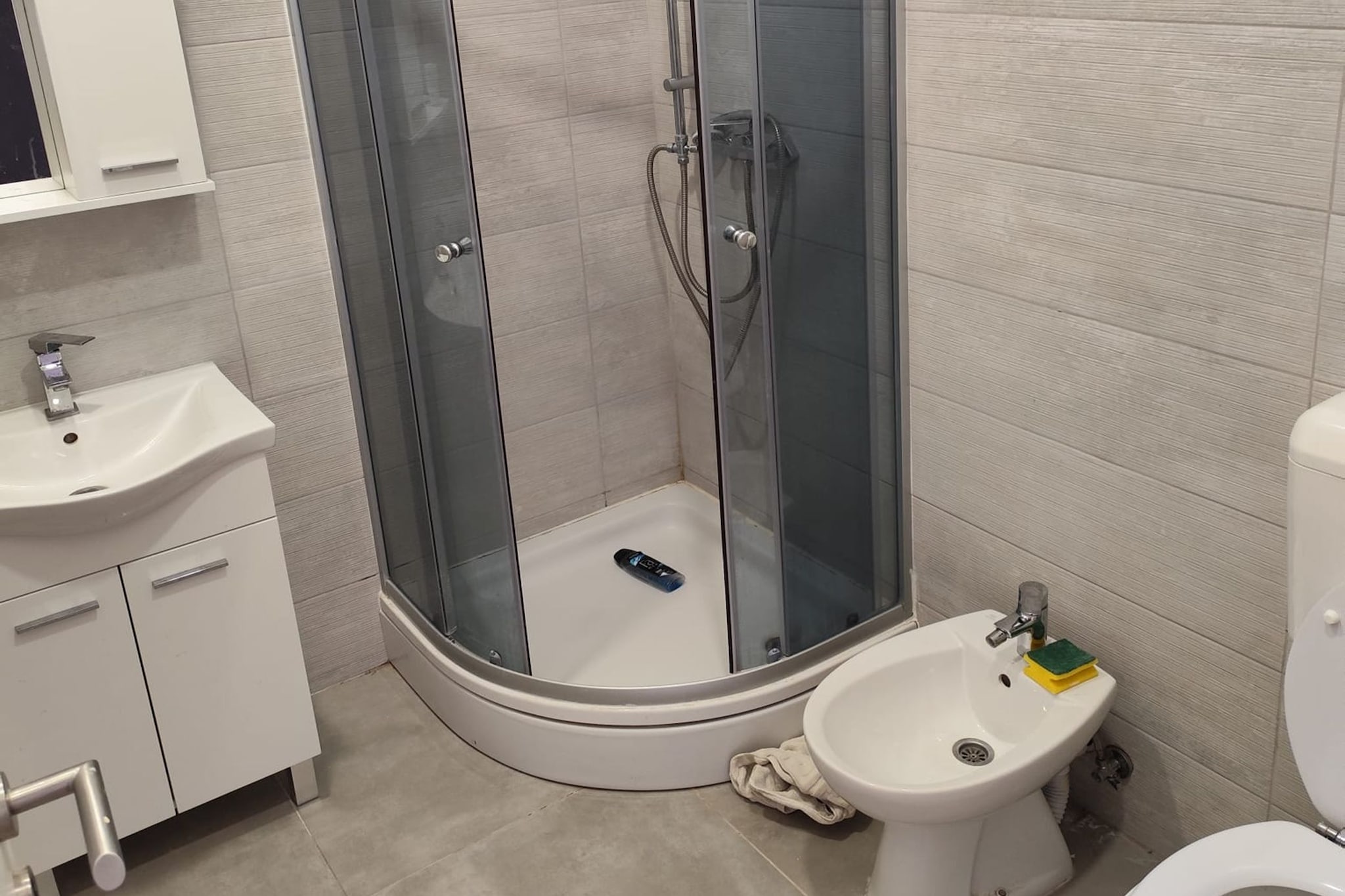 Apartments Melita - Superior Two Bedroom Apartment with Balcony and Sea View (A4) - Badkamer