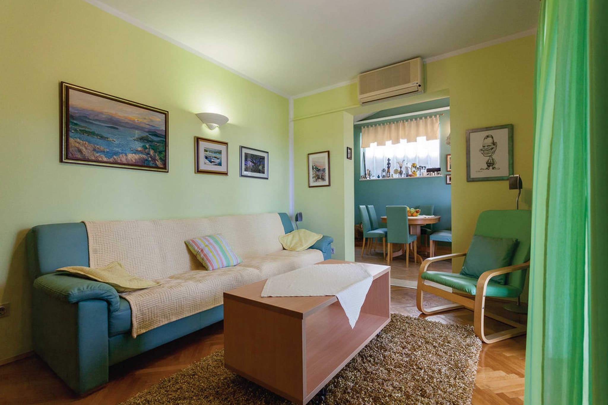 Apartments Ankora offers accommodation in Zaton,  a quiet coastal village in the suburbs of Dubrovnik with beautiful beaches, picturesque cafes and restaurants, only a 20 minute ride to Dubrovnik's Old Town.  

You can enjoy your vacation on a beautiful terrace with a sea view.  Guests have access to BBQ facilities, Private parking is available and reservation is not required. 
High-speed wireless internet is provided through out the property. 
Luggage storage is possible prior to check in and after check out, so you can explore the city a little more before your departure.
Washing machine, iron and ironing board are at guests disposal. 
Baby cot is available upon request.

This spacious three bedroom apartment with a terrace can perfectly fit up to six people. All the bedrooms are furnished with double beds. The living room features a large sofa bed and a flat screen SAT TV. The kitchen is equipped with an oven, refrigerator, water kettle, microwave, stove, vito ceramic, coffee maker, kitchen utensils, dishwasher, and toaster. One bathroom comes with a shower, while the other one is with a bathtub. This apartment has three air-conditioning units. It is placed on the ground floor. 
Free toiletries, a hairdryer as well as linens and towels are at your disposal.

If you want to spend your vacation in a peaceful and quiet environment, far from the city crowds, and also to have nearby all you need during your holidays, Apartments Ankora are the best choice for you. Market, Restaurants, caffes, bars, pharmacy- all can be found within a 200 m distance from the property. Bus stop with direct lines to Dubrovnik is only 100 m from the property. 
Beach is 100 m away from the property.

Bus station as well as Ferry port are 8 km away from the property. Dubrovnik Airport is 30 km away.