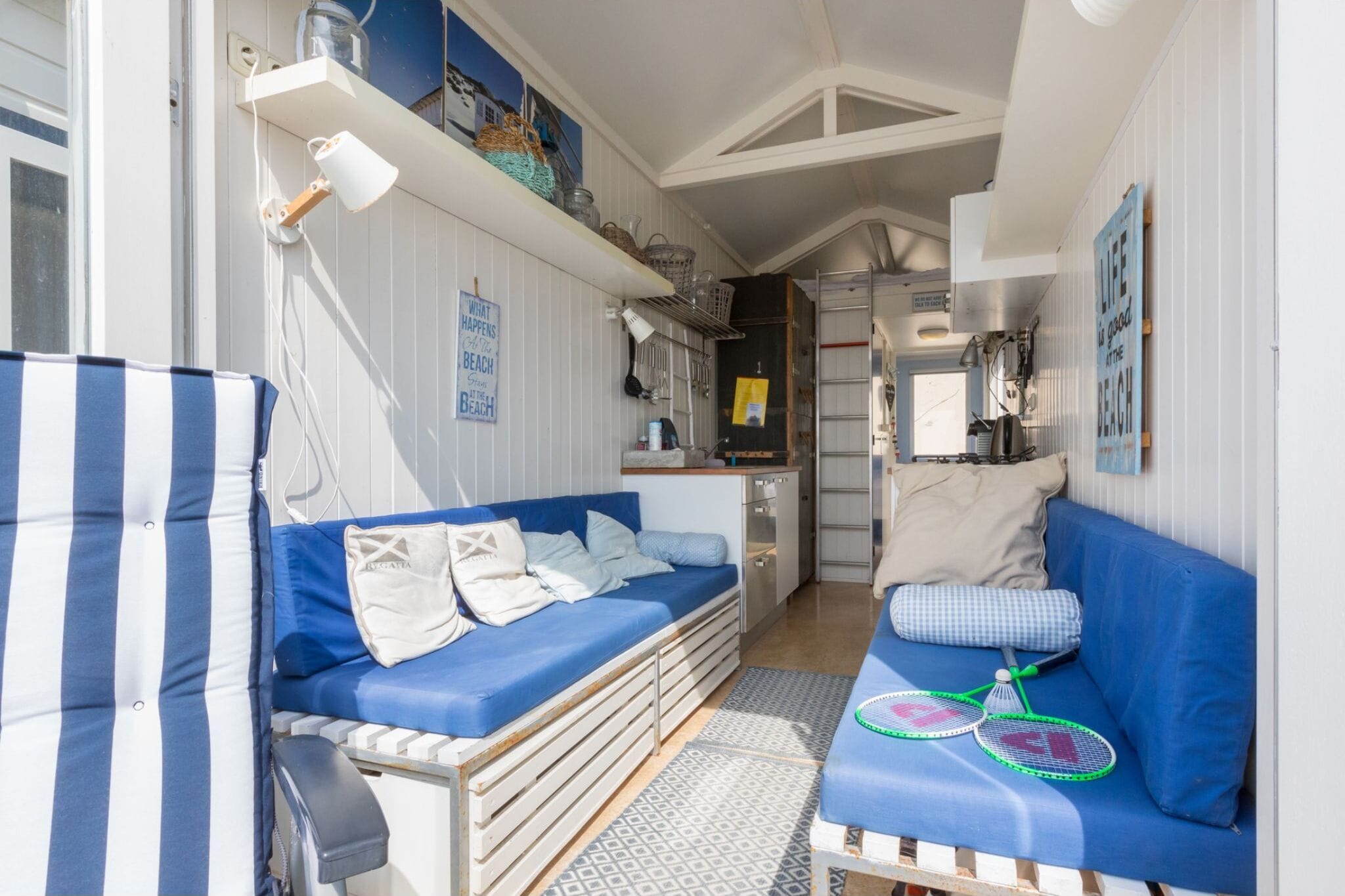 Einzigartiges Schlafstrandhaus am Strand von Dishoek für 2 Erwachsene + 2 Kinder