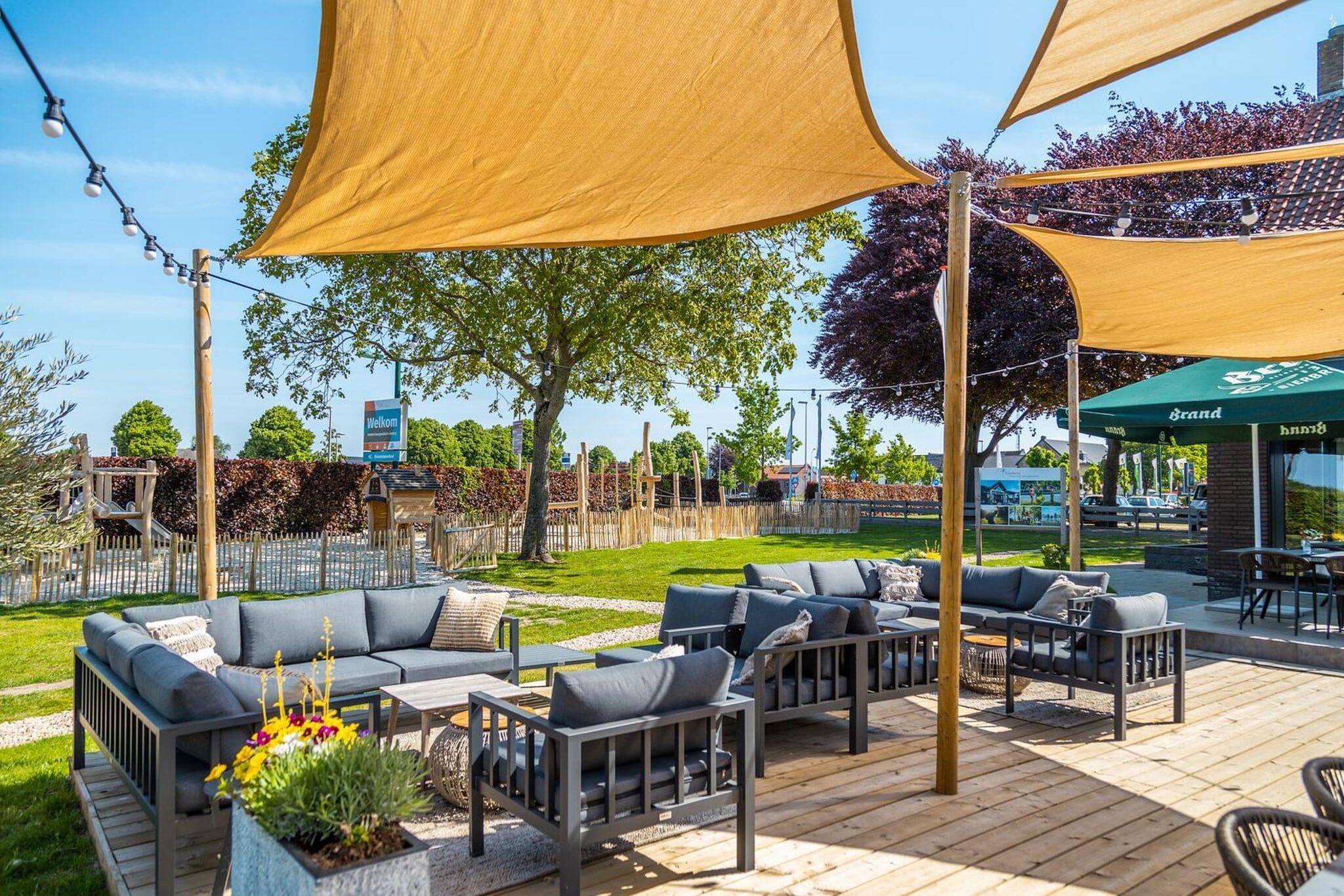 Glamping tent Luxury 42 - Terrasbalkon