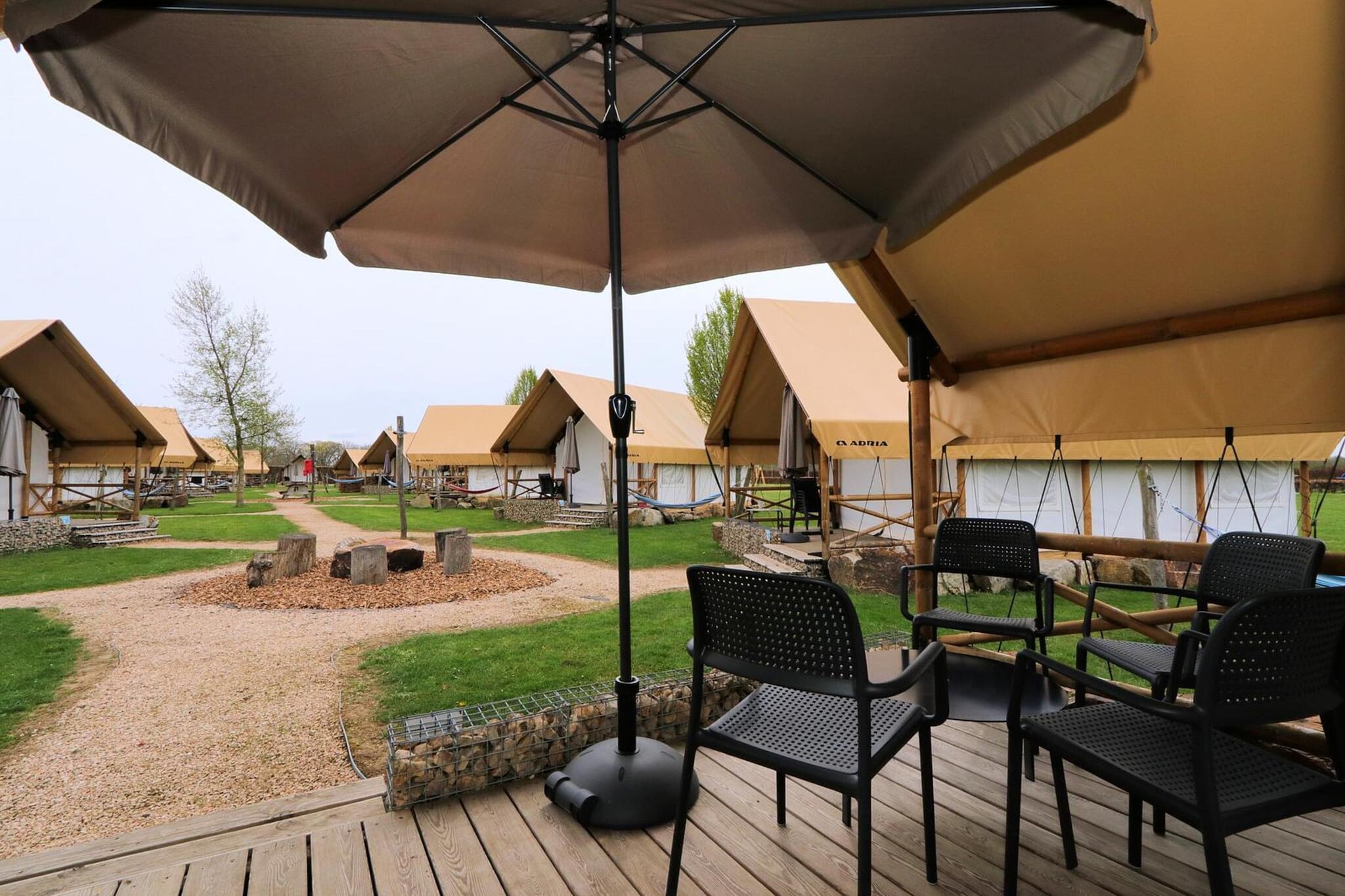 Glamping tent Luxury 42 - Terrasbalkon