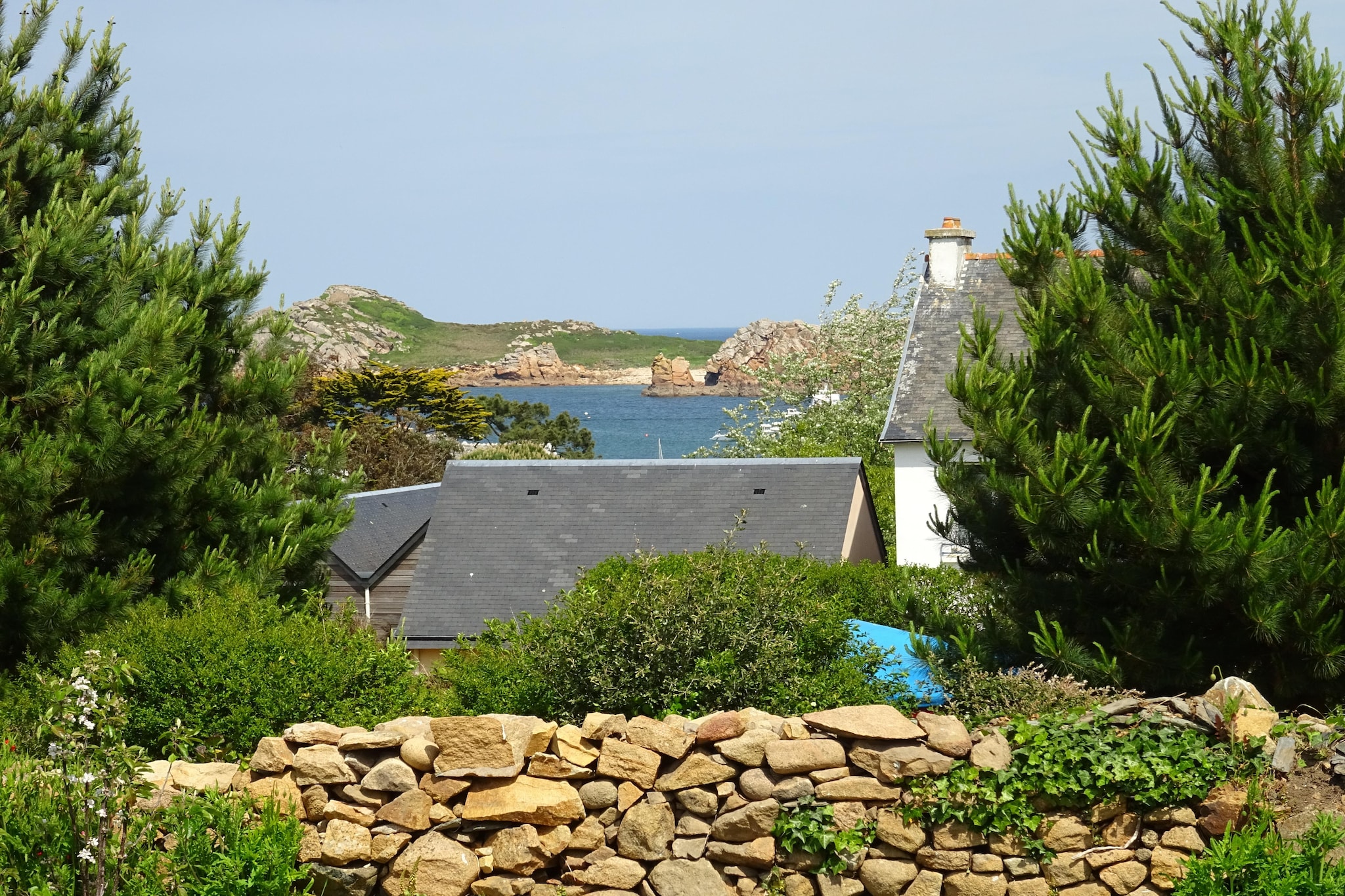 Holiday Home Plougasnou-Uitzicht zomer