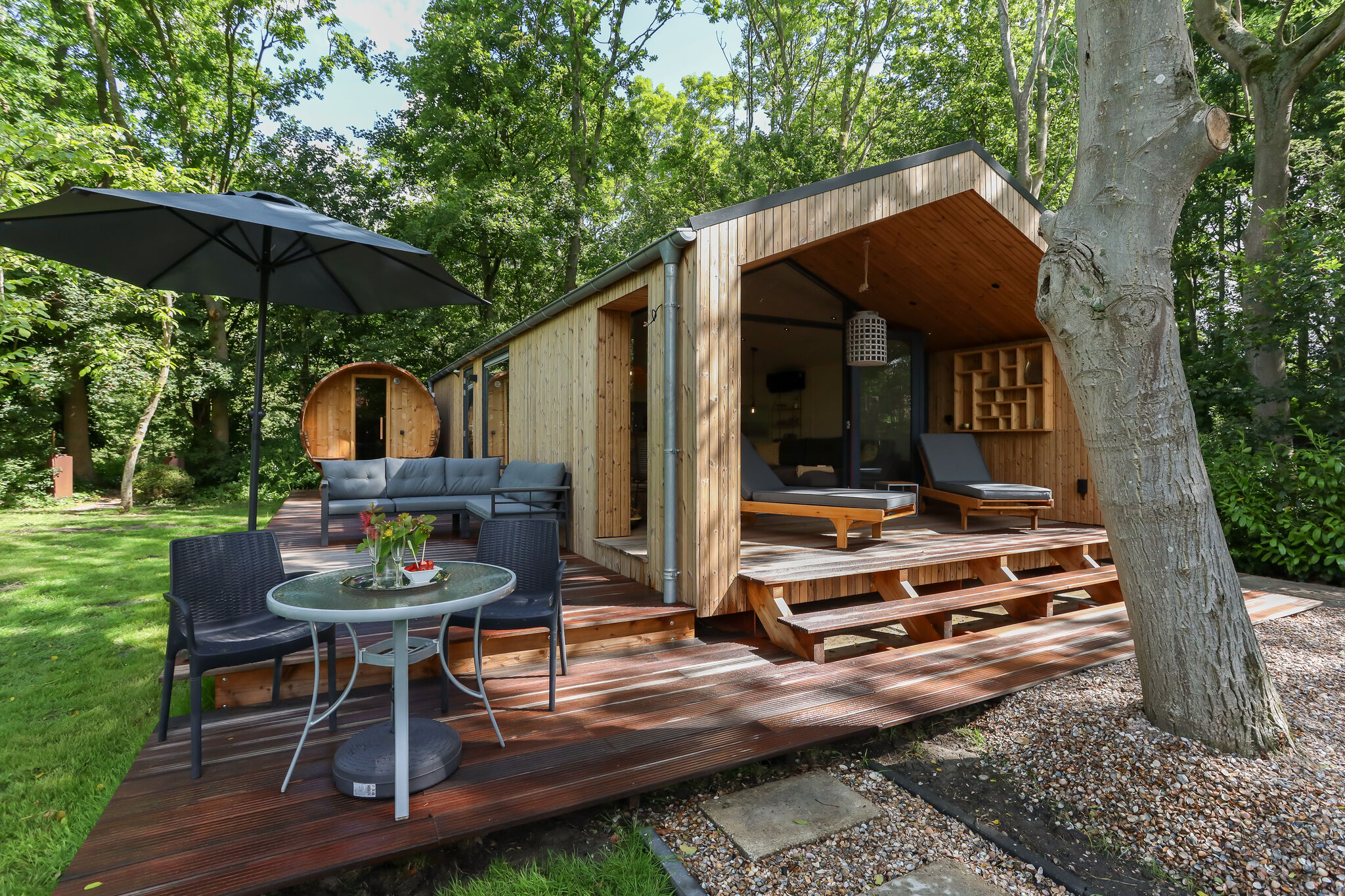 Gezellig vakantiehuis met privé sauna