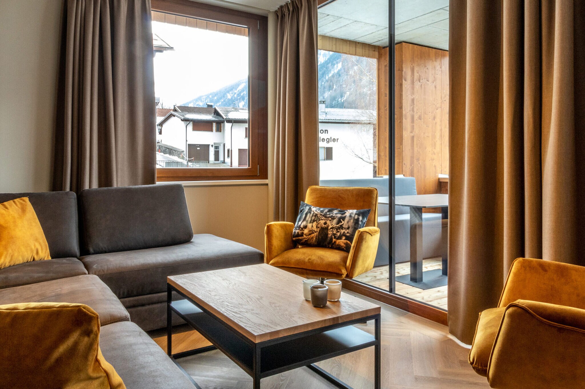 Stilvolle Wohnung mit Sauna, Skilift auf 600 m.